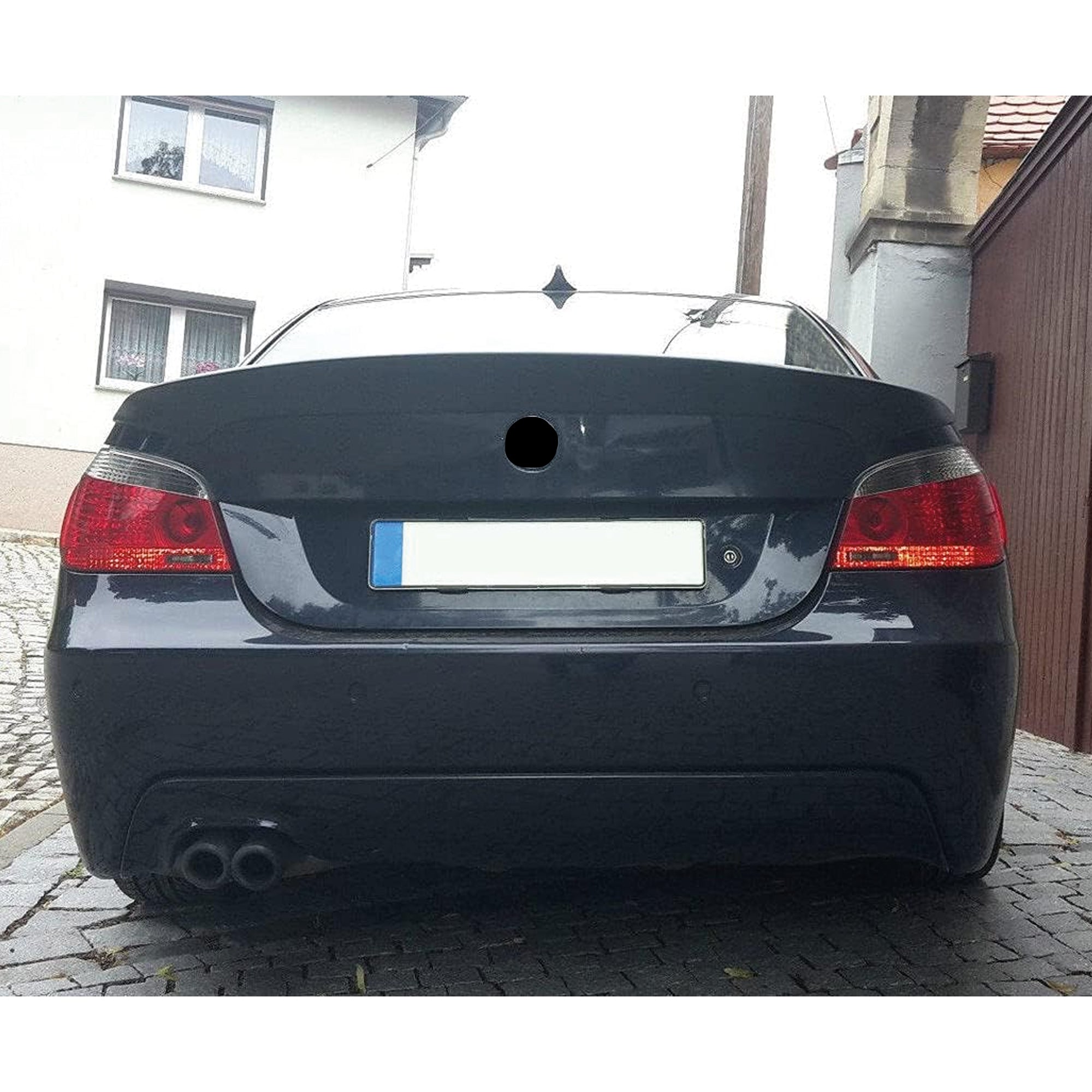 Rear Roof Spoiler For BMW 5 Series E60 2003-2010 CSL Style Piano Black ABS Plastic