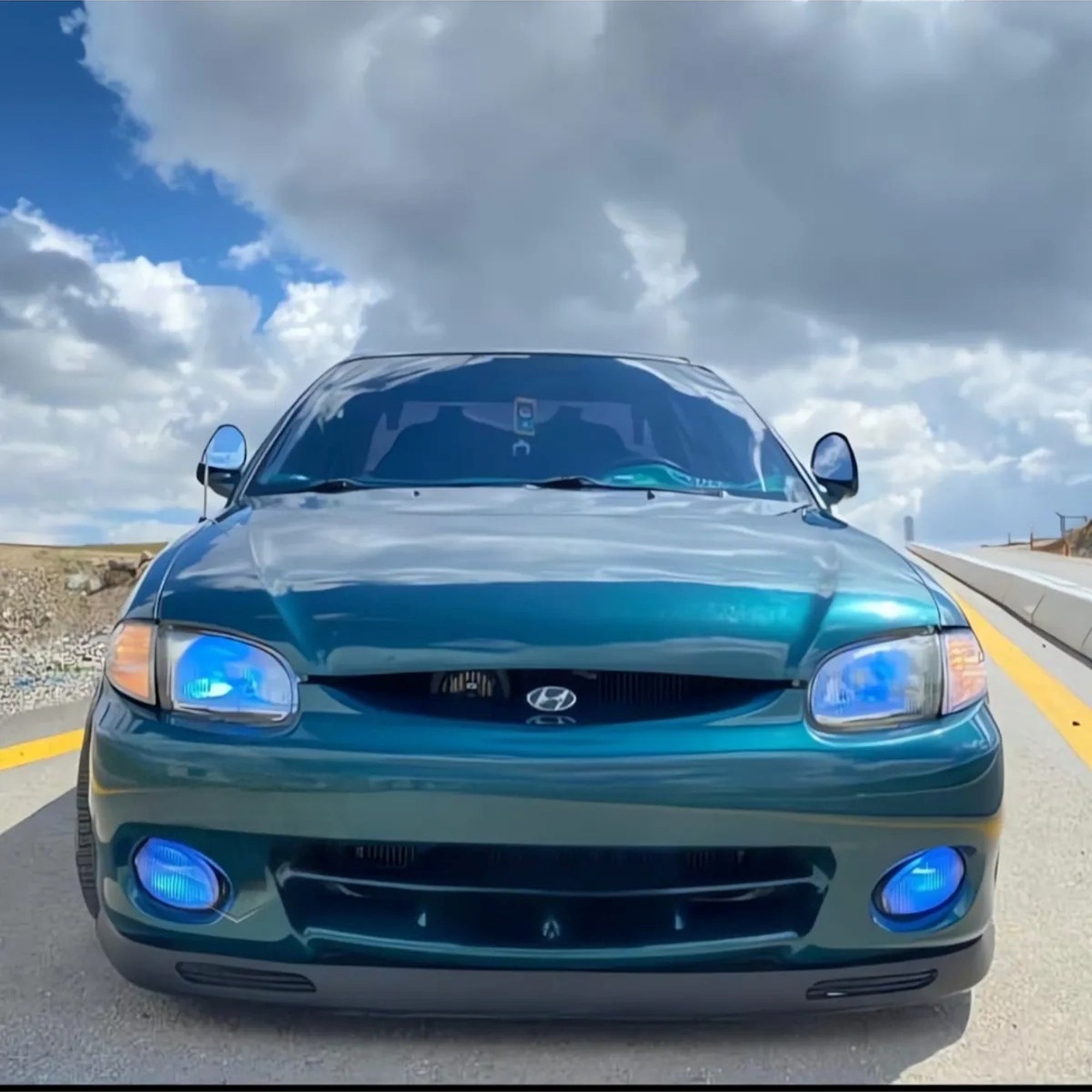 Universal L Model L-Type Front Bumper Lip Adjustable All Car