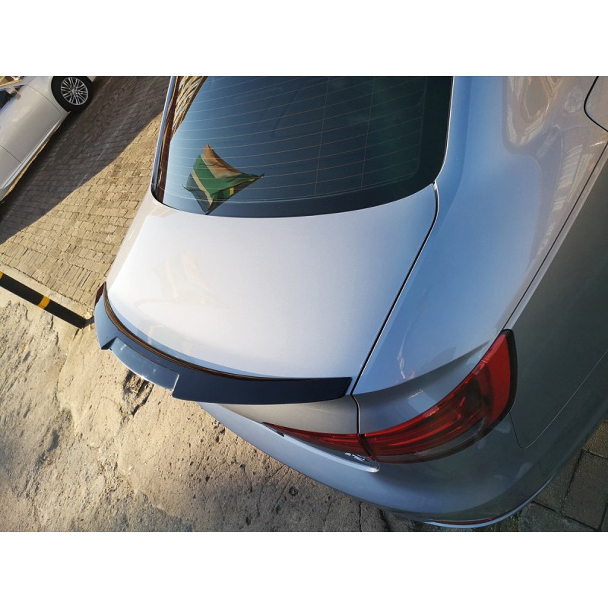 Rear Spoiler For Audi A4 SD B9 2019 M4 Style Piano Black ABS Plastic