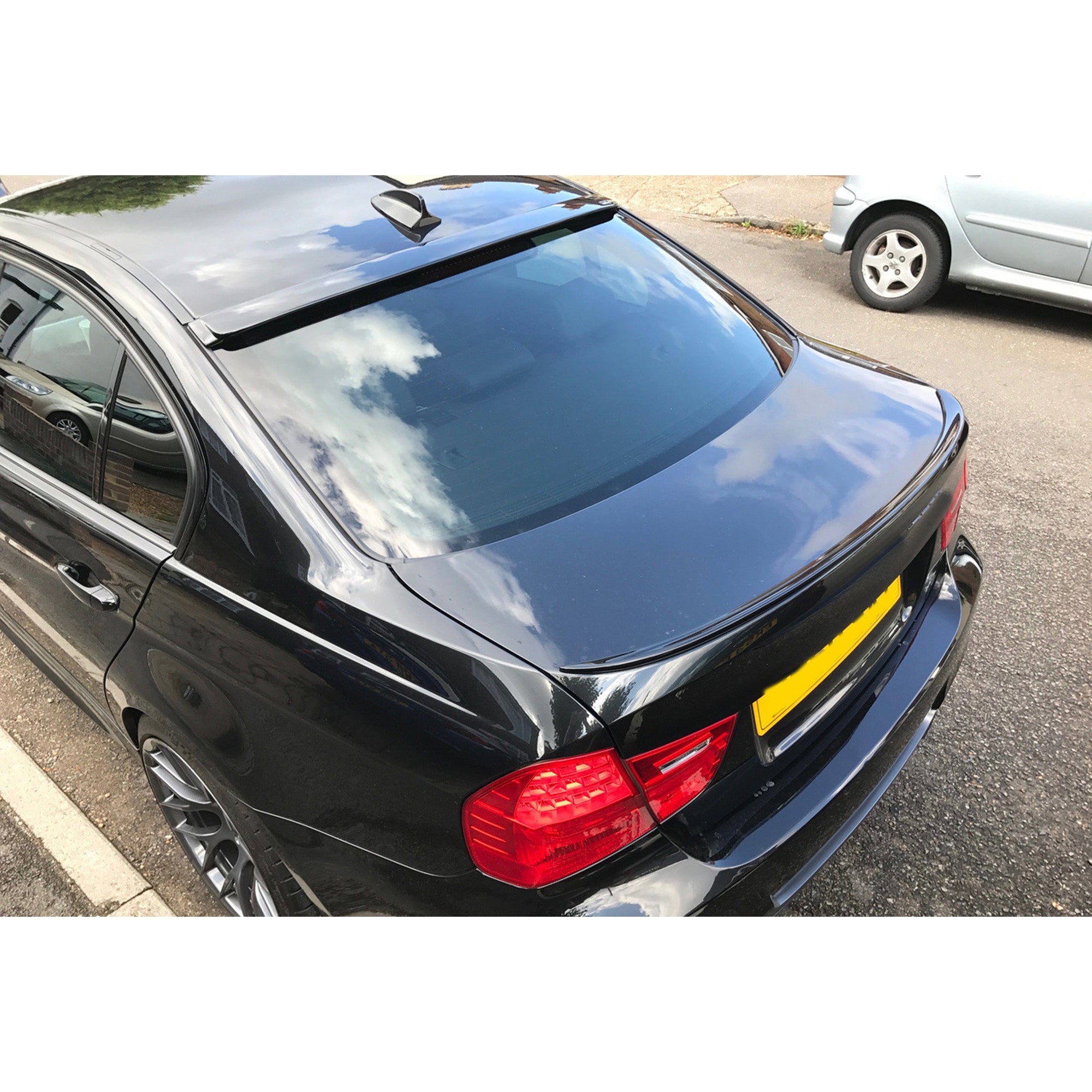 Rear Spoiler For BMW E90 3 Series M3 Style 2005-2012 Piano Black ABS Plastic