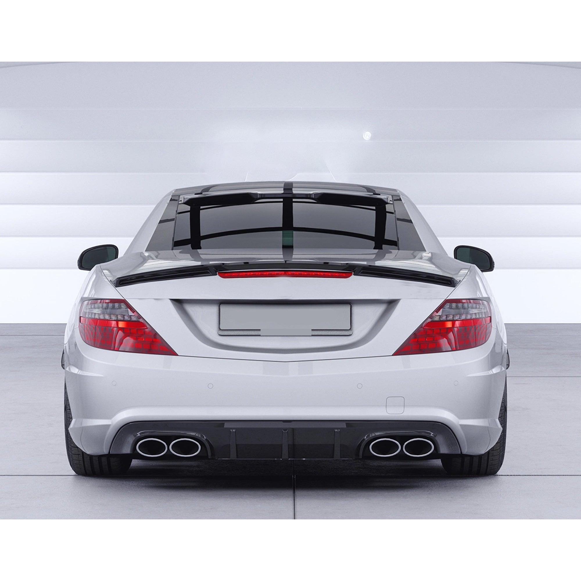 Rear Trunk Spoiler For Mercedes Benz SLK SLC R172 2011-2019 Spoiler Piano Black ABS Plastic