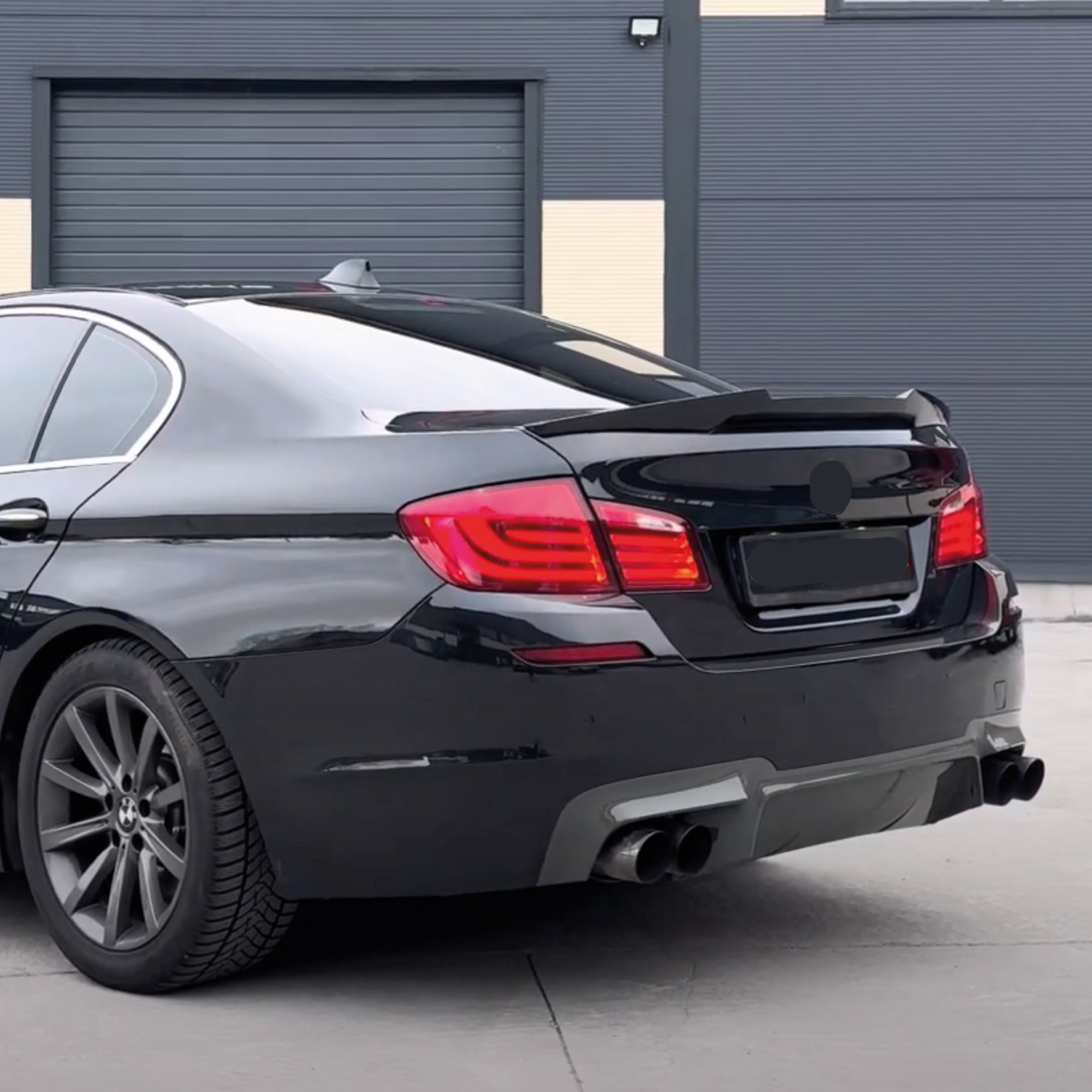 Rear Spoiler For BMW 5 Series F10 M4 Style 520i 535i 528i 550 M5 Piano Black ABS Plastic