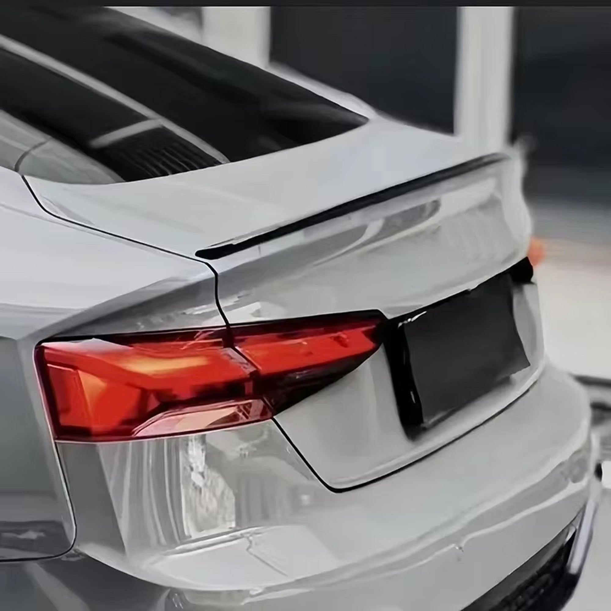 Rear Trunk Spoiler For Audi A5 F5 Coupe 2017-2024 S5 Style Spoiler Piano Black ABS Plastic