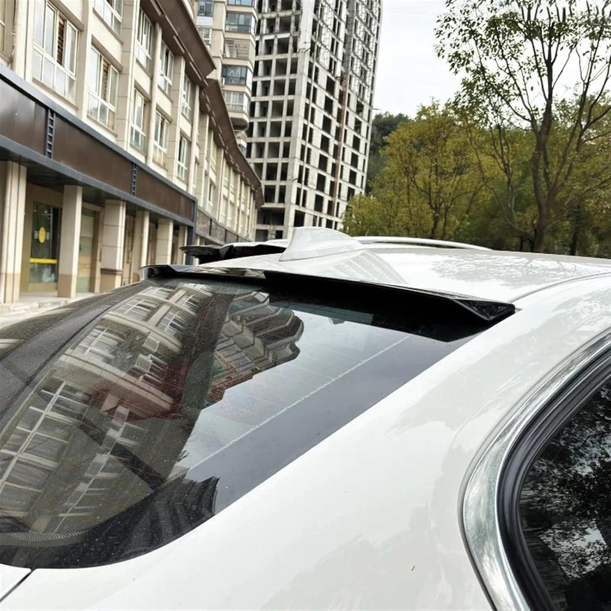 Roof Top Spoiler For BMW F30 M4 Style 320i 325i 328i 335i 340i 2012-2018 Piano Black ABS Plastic