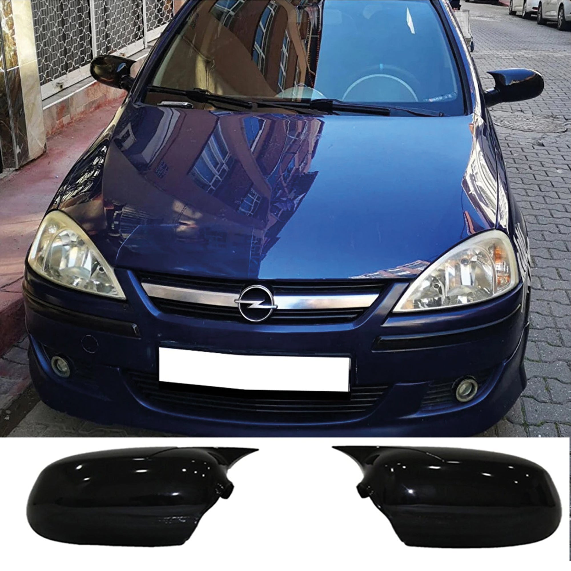 Mirror Cover for Opel Corsa C 2000-2006 Batman Model