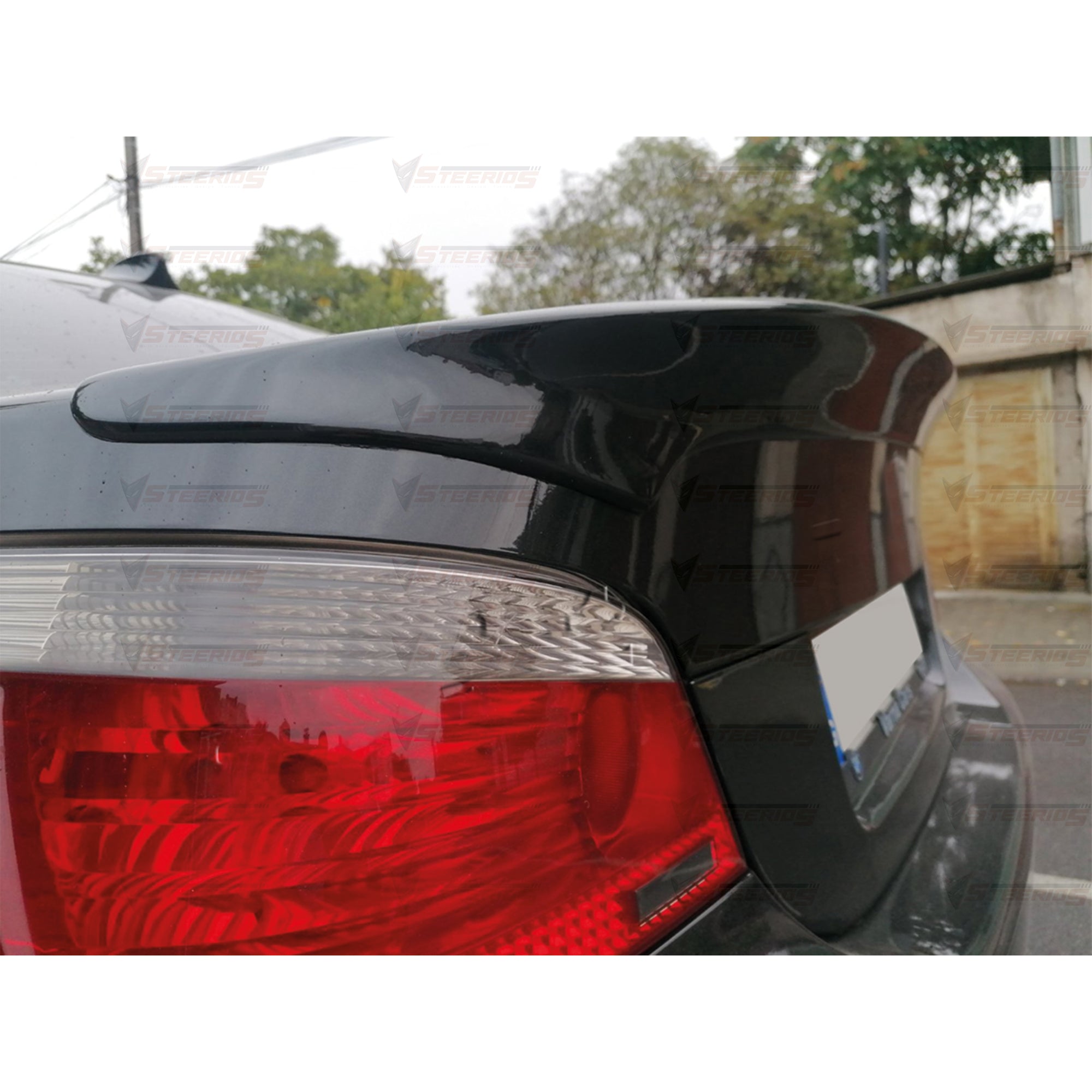 Rear Roof Spoiler For BMW 5 Series E60 2003-2010 CSL Style Piano Black ABS Plastic
