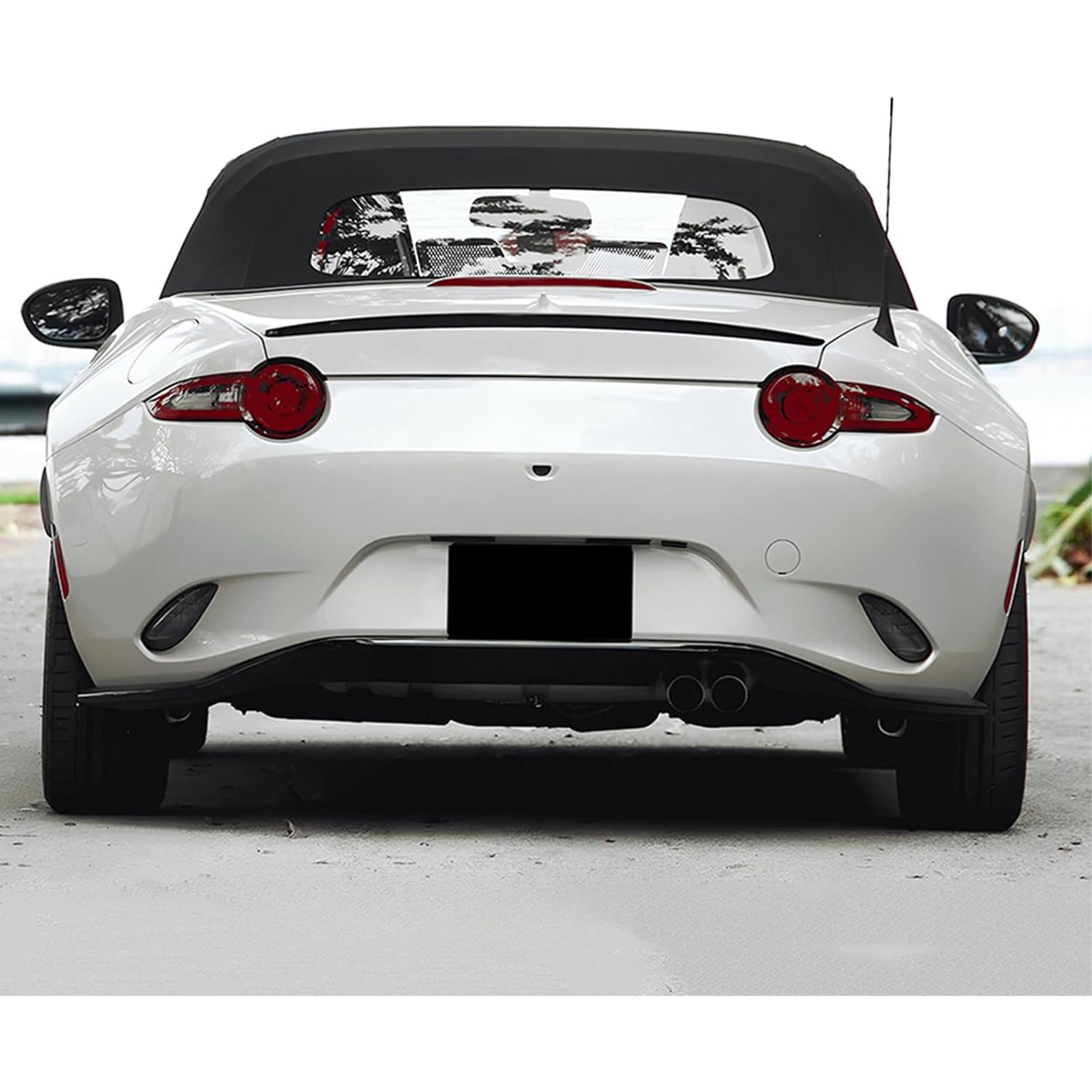 Rear Trunk Spoiler For Mazda MX-5 Miata 2016+ Spoiler Piano Black ABS Plastic