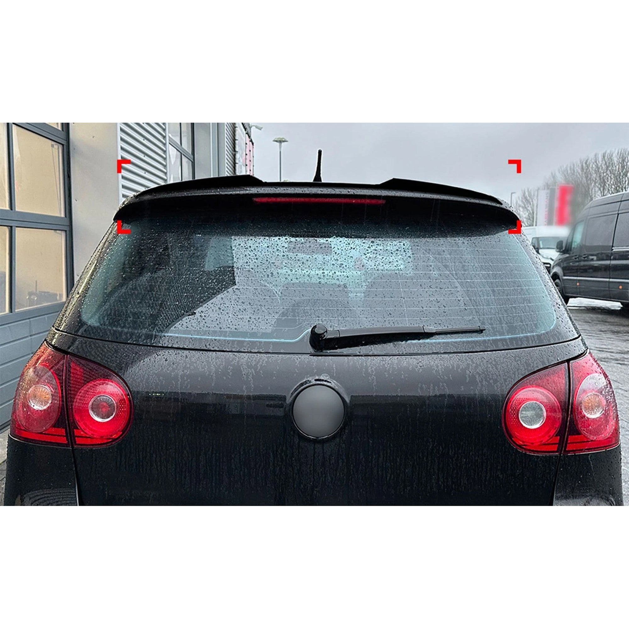 Rear Roof Spoiler For VW Volkswagen Golf MK5 GTI R32 2003-2008 Cap M4+ Style Spoiler Piano Black ABS Plastic