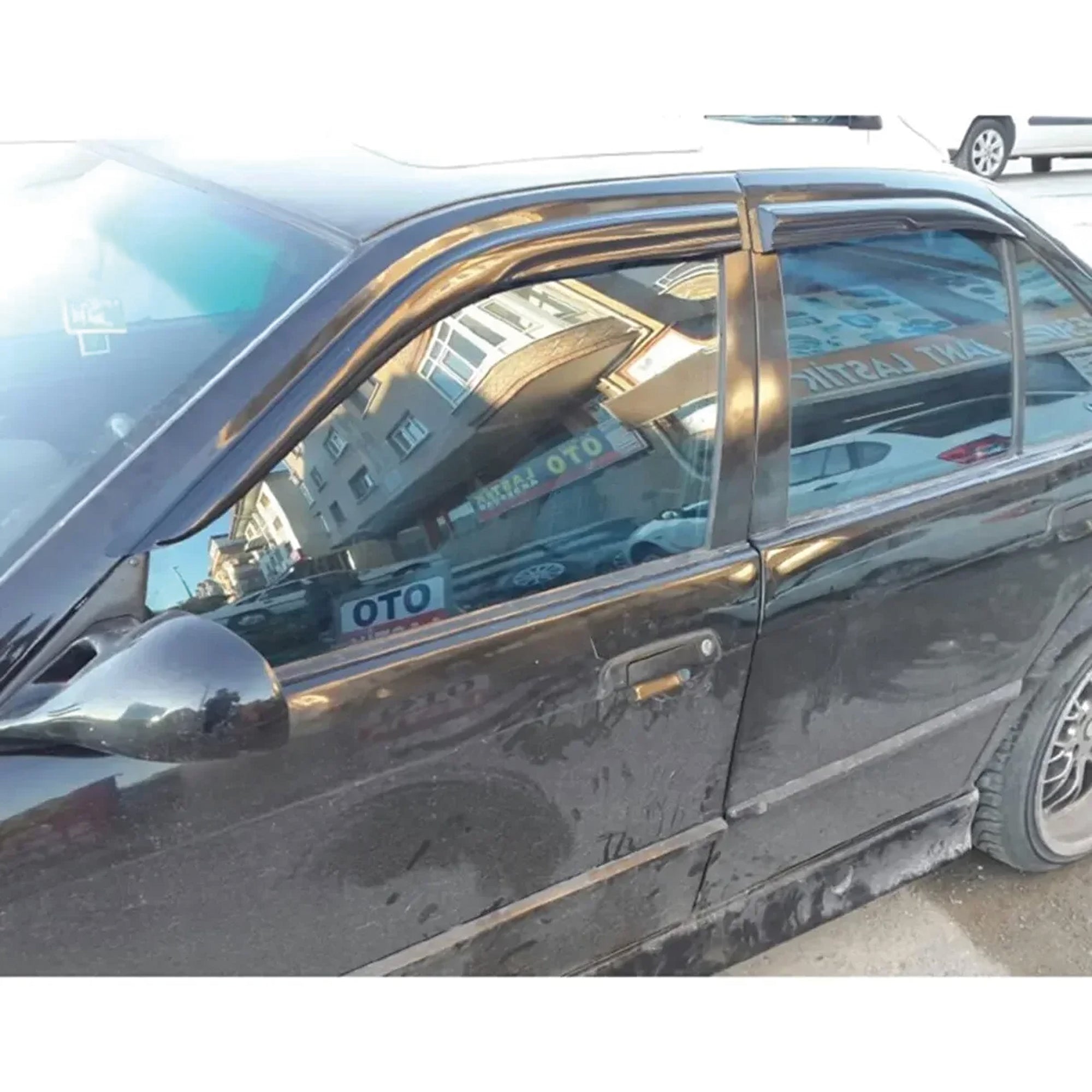 Window Visor for BMW E36 3 Series 1991-1998 4pcs Rain Guard Wind Deflector