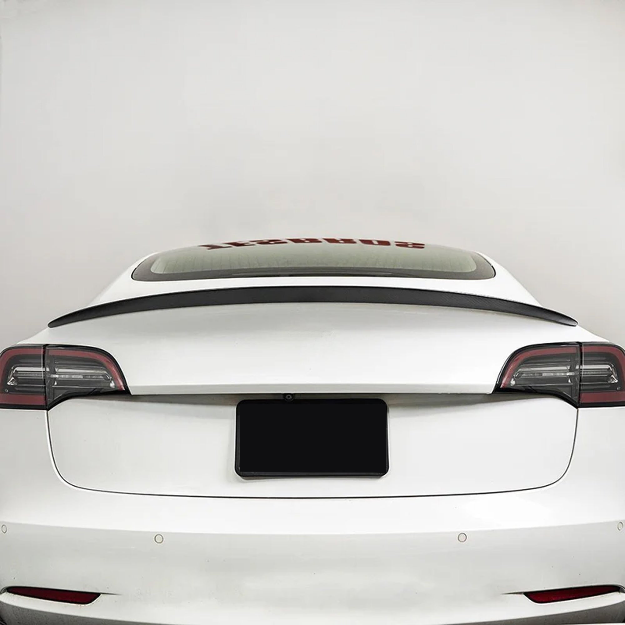 Rear Trunk Spoiler For Tesla Model 3 2016+ Spoiler Piano Black ABS Plastic