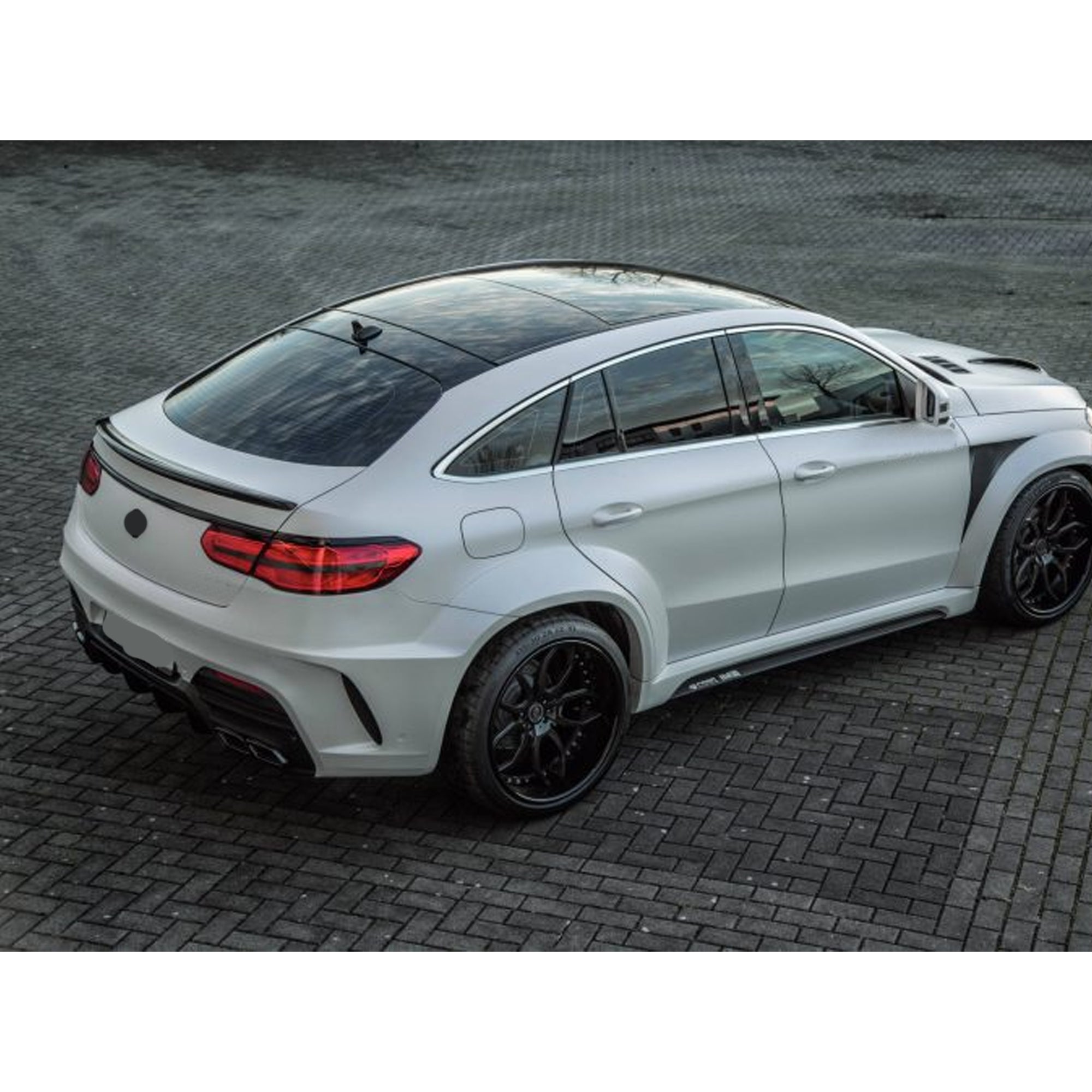 Rear Trunk Spoiler For Mercedes Benz GLE Class GLE Coupe C292 2015-2018 Spoiler Piano Black ABS Plastic