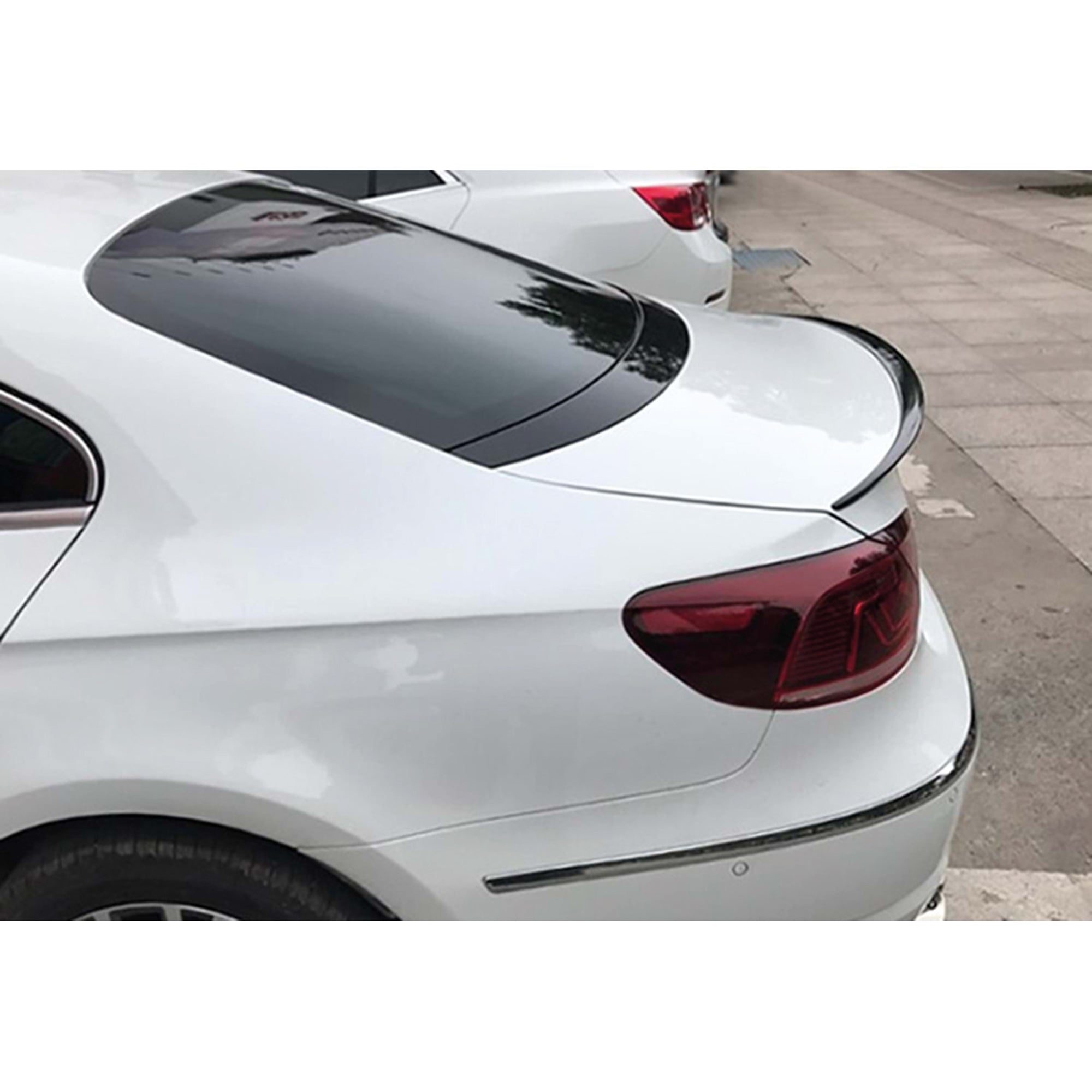 Rear Spoiler For VW Volkswagen Passat CC 2012-2017 Piano Black ABS Plastic