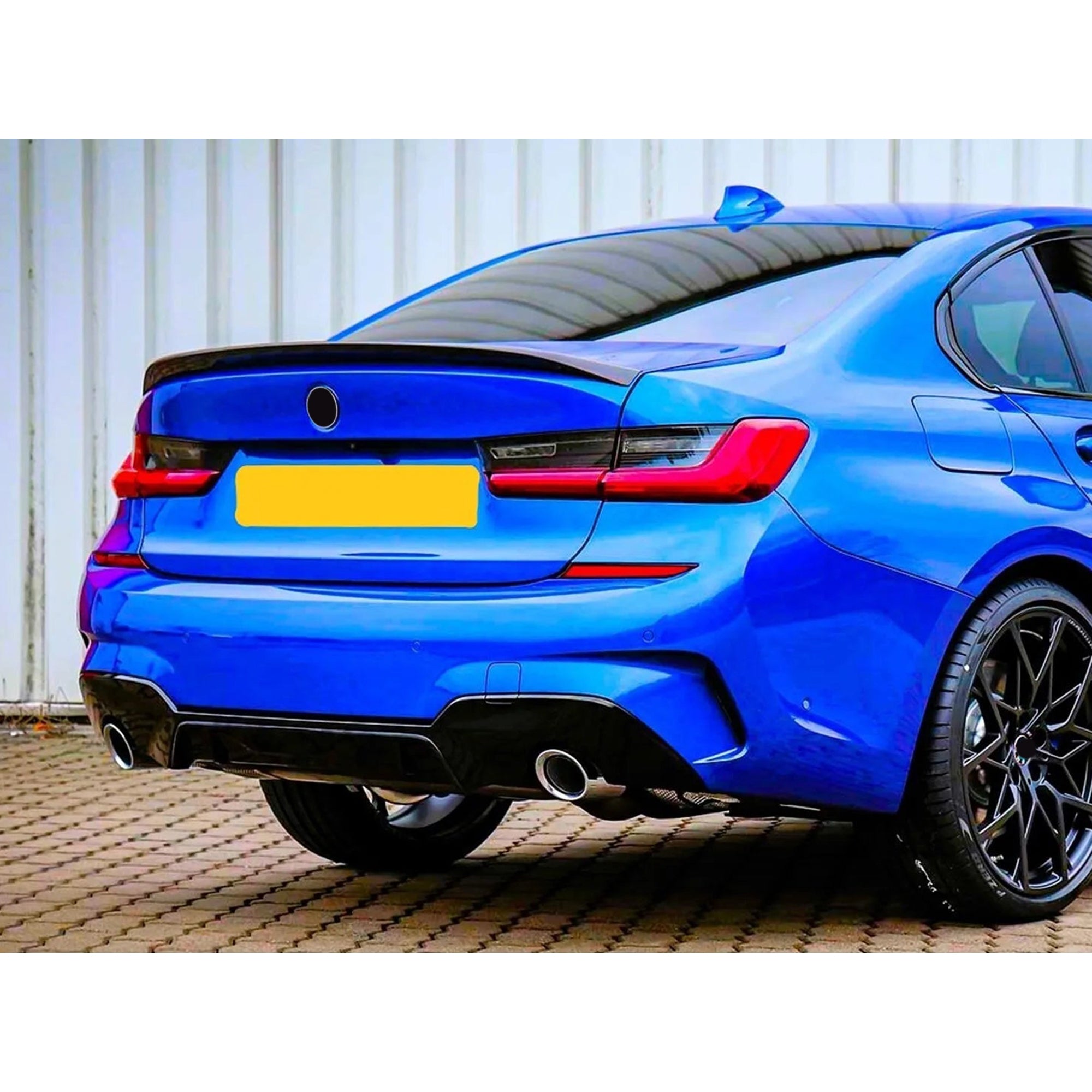 Rear Trunk Spoiler For BMW 3 Series G20 2019+ MP Style Spoiler Piano Black ABS Plastic