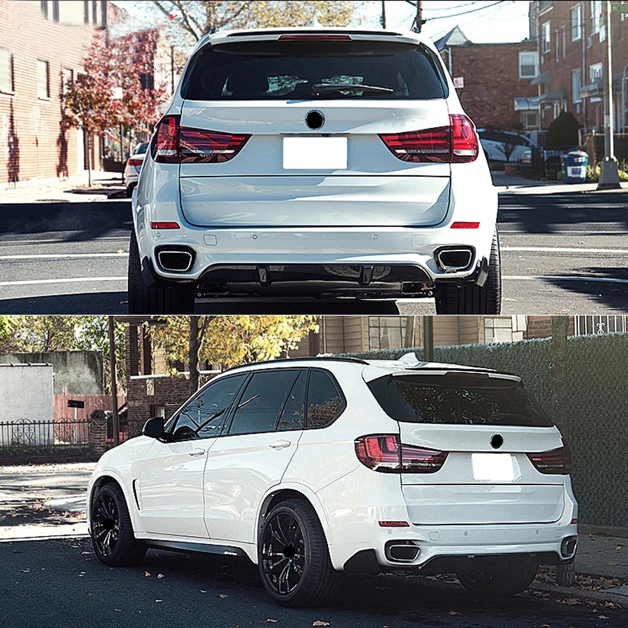 Rear Roof Spoiler For BMW X5 F15 M Sport 2014-2018 ROOF Spoiler Piano Black ABS Plastic