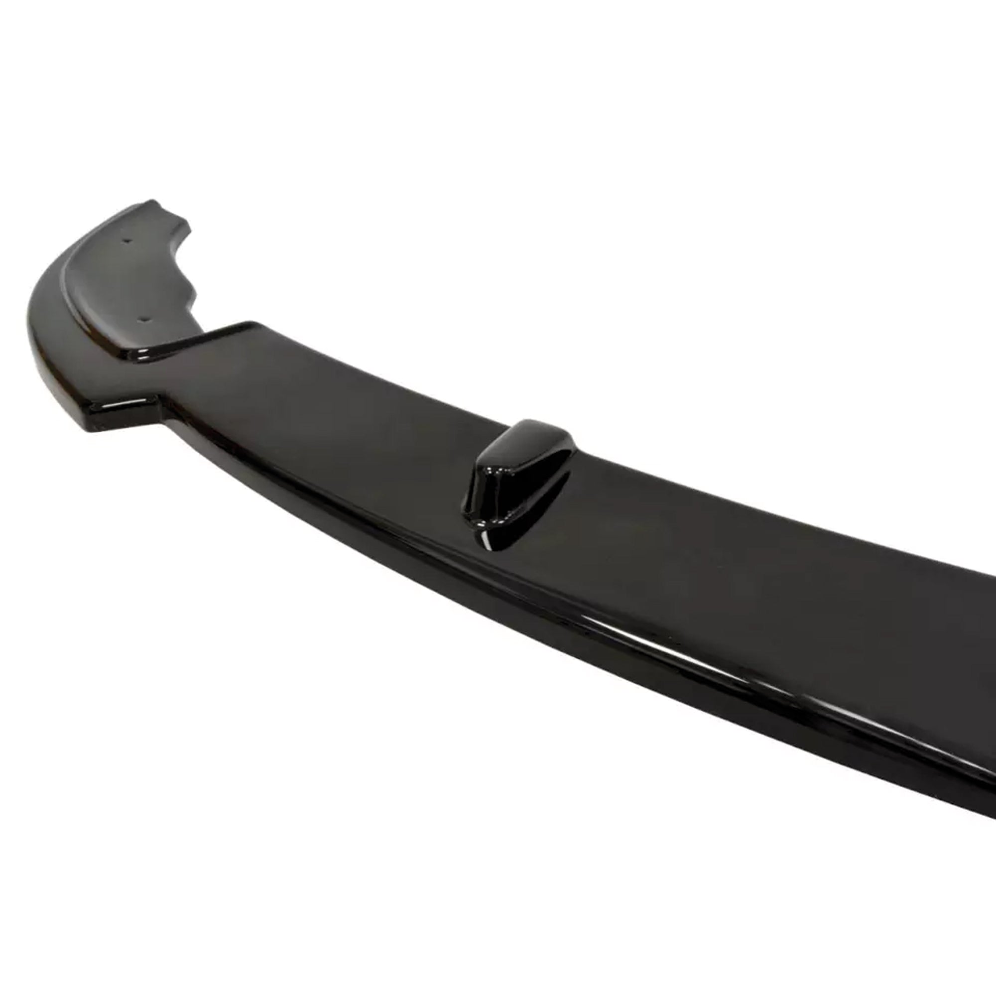 Front Bumper Lip Splitter for BMW E46 M Sport Coupe 3 Series 1998-2006, ABS Plastic Piano Black Vacuum Car Tuning Body Part Body Kit