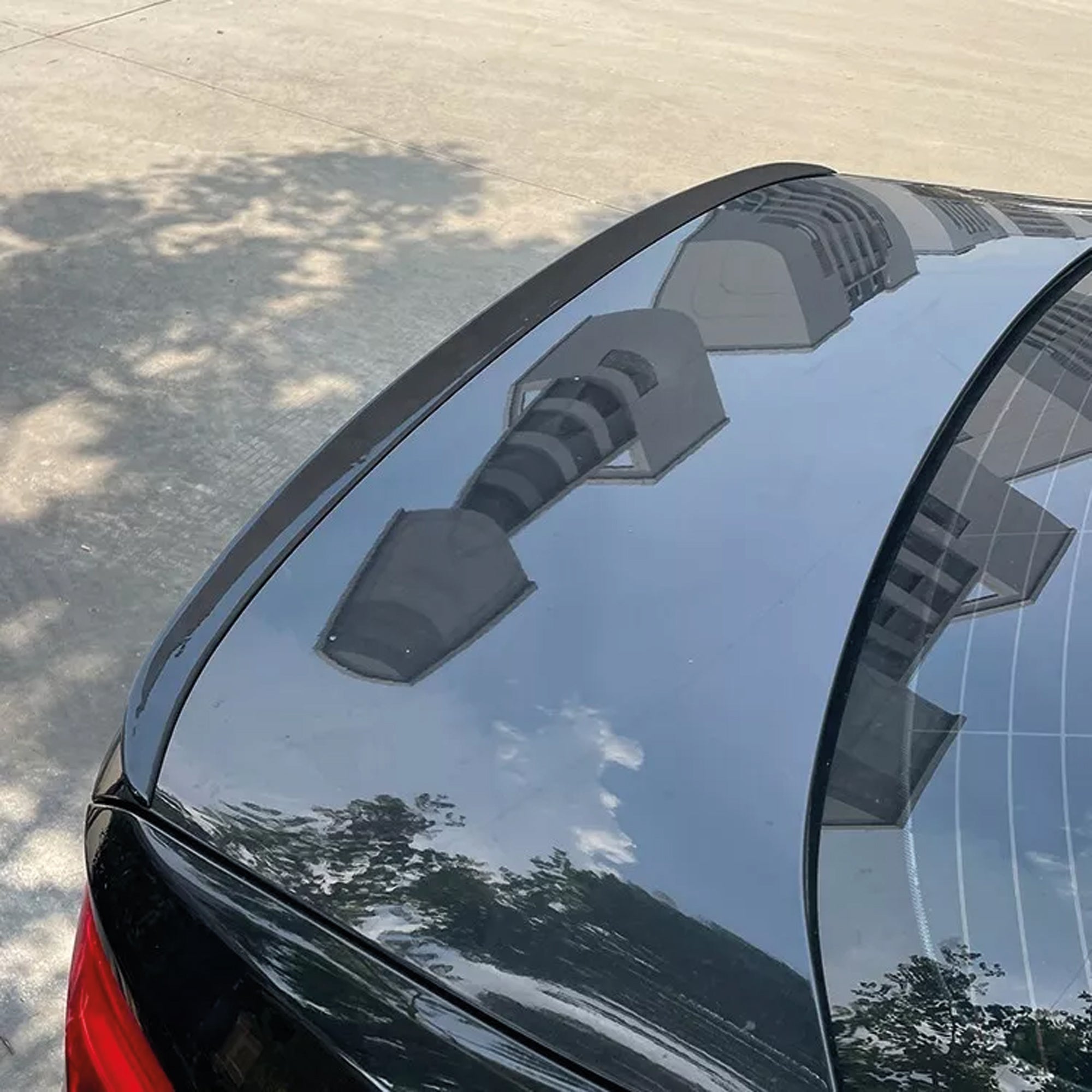 Rear Spoiler For BMW 5 Series G30 M5 Style 2020 Piano Black ABS Plastic