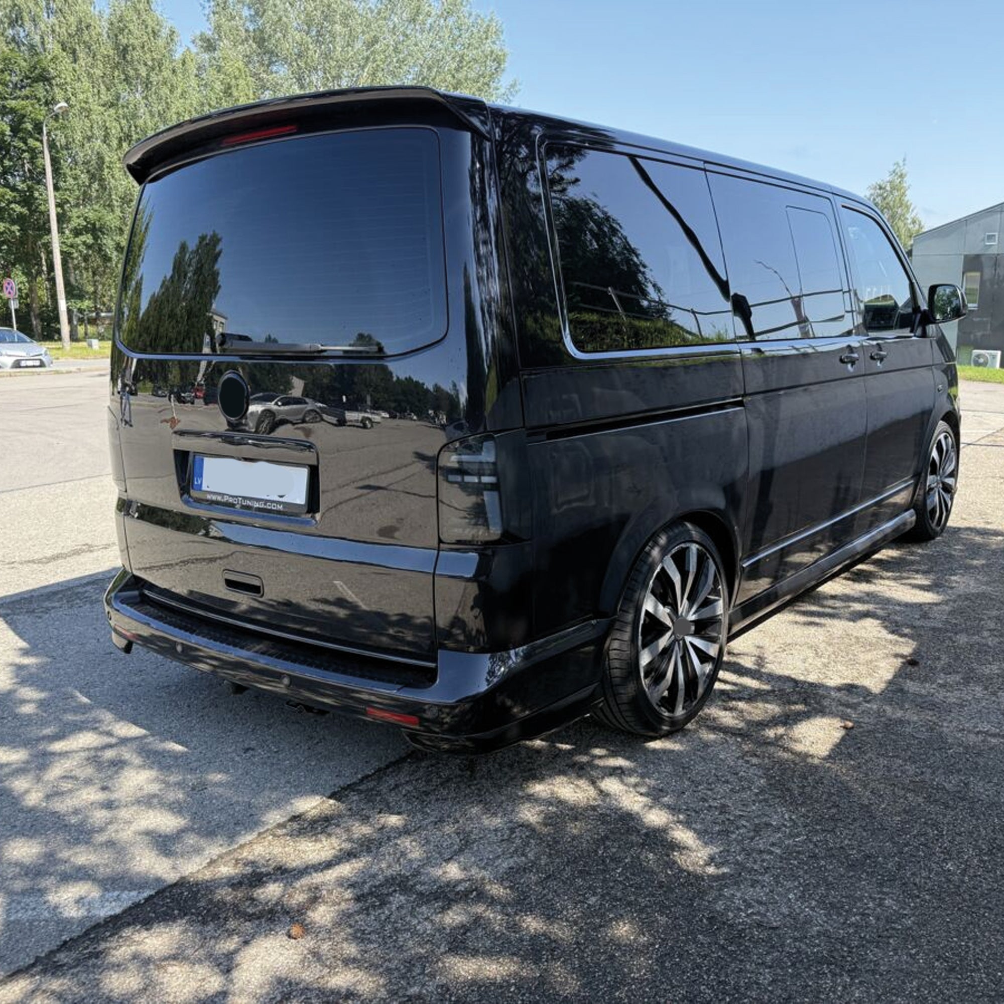 Rear Roof Spoiler For VW Transporter T5-T6 2003-2019 1 DOOR Spoiler Piano Black ABS Plastic