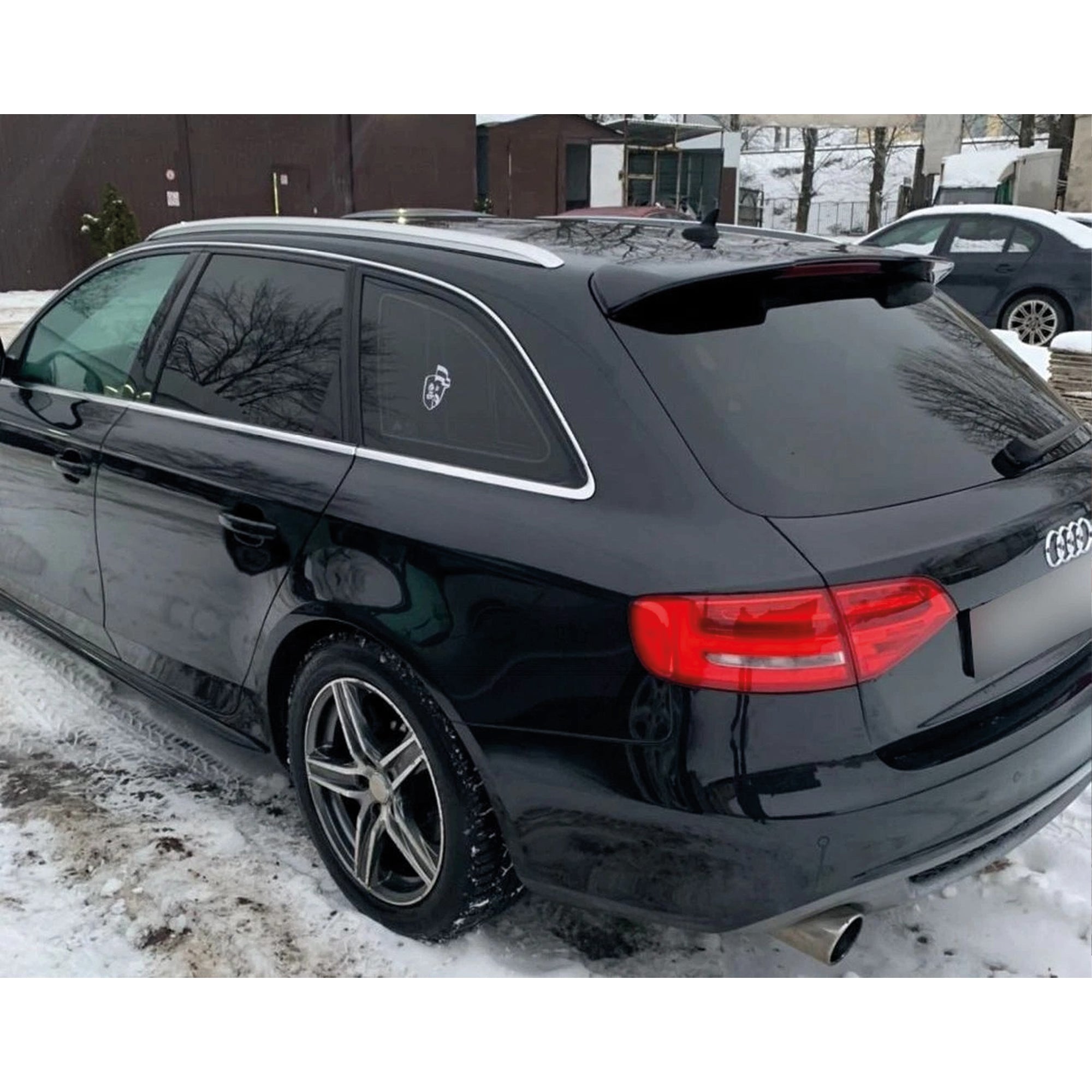 Rear Spoiler For Audi A4 RS4 Style 2012-2016 Primer Painted Fiberglass