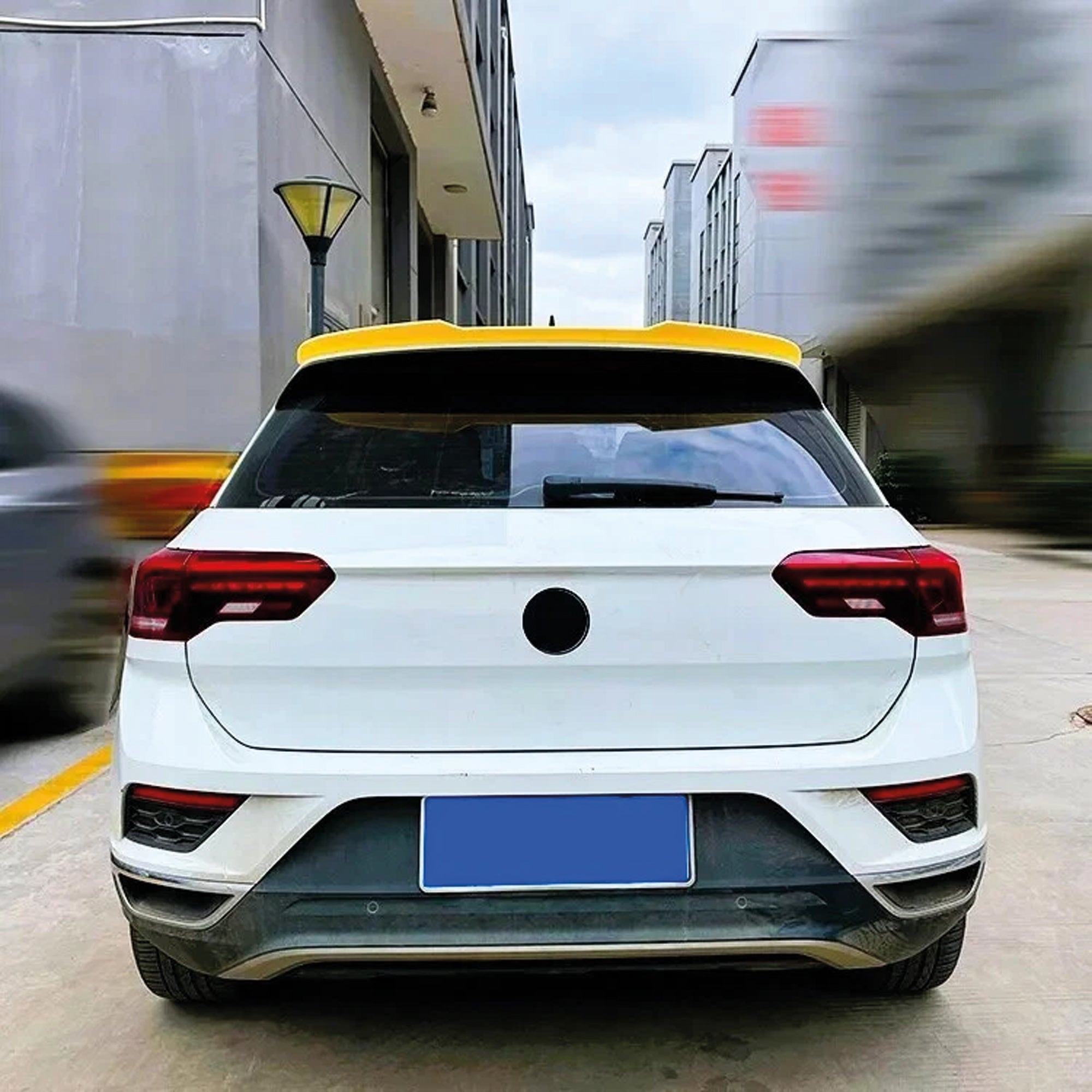 Rear Roof Spoiler For VW T-Roc 2017+ Spoiler Piano Black ABS Plastic