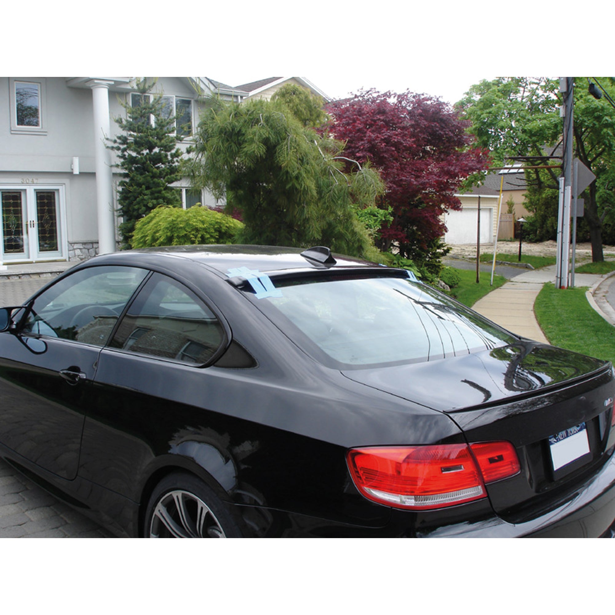 Roof Top Spoiler For BMW E92 ACS Style 3 Series 2007-2013 2 DOOR Piano Black ABS Plastic