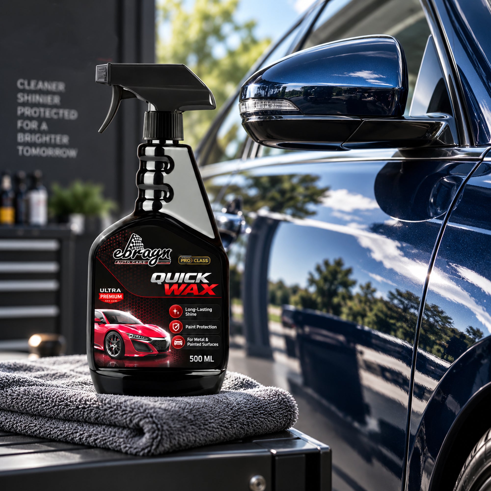 Auto Care Quick Wax Spray 500 ML – High Gloss Paint Protection for Painted & Metal Surfaces