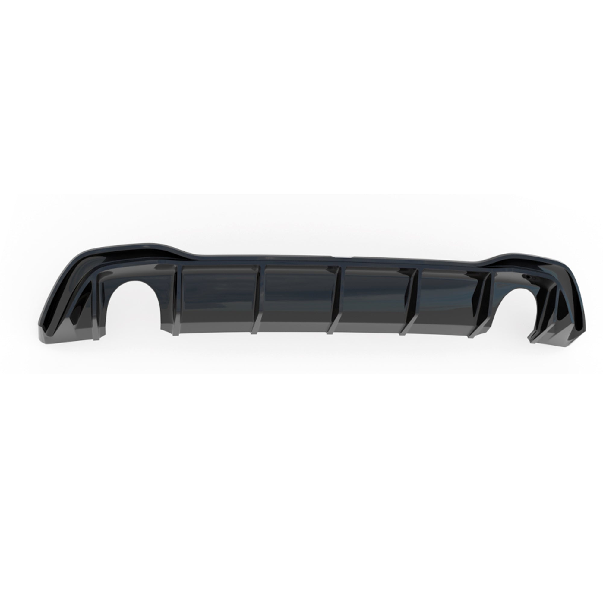 Rear Diffuser for VW Golf 8 Rear MAX Diffuser Piano Black ABS  2020 After (R + L Single Output) Car Styling Diffuser Rear Body Kit