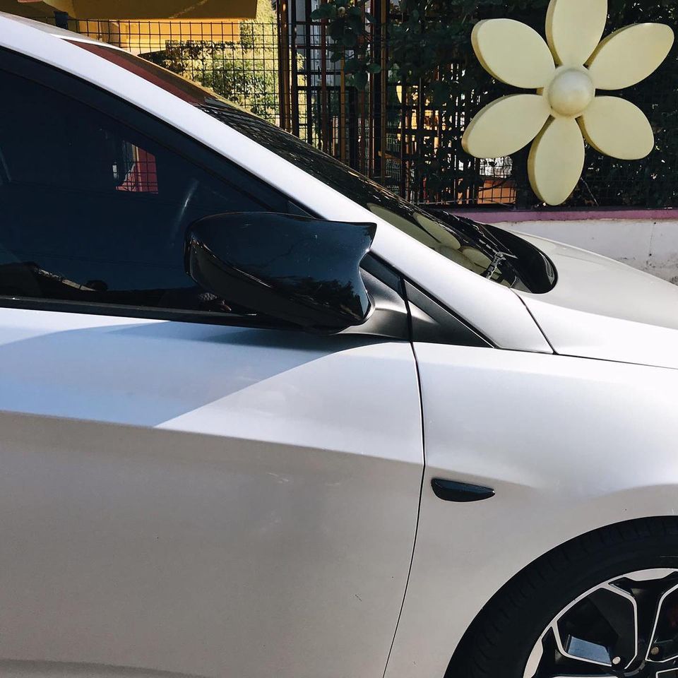Mirror Cover for Hyundai Accent Blue 2011-2018 Batman Model