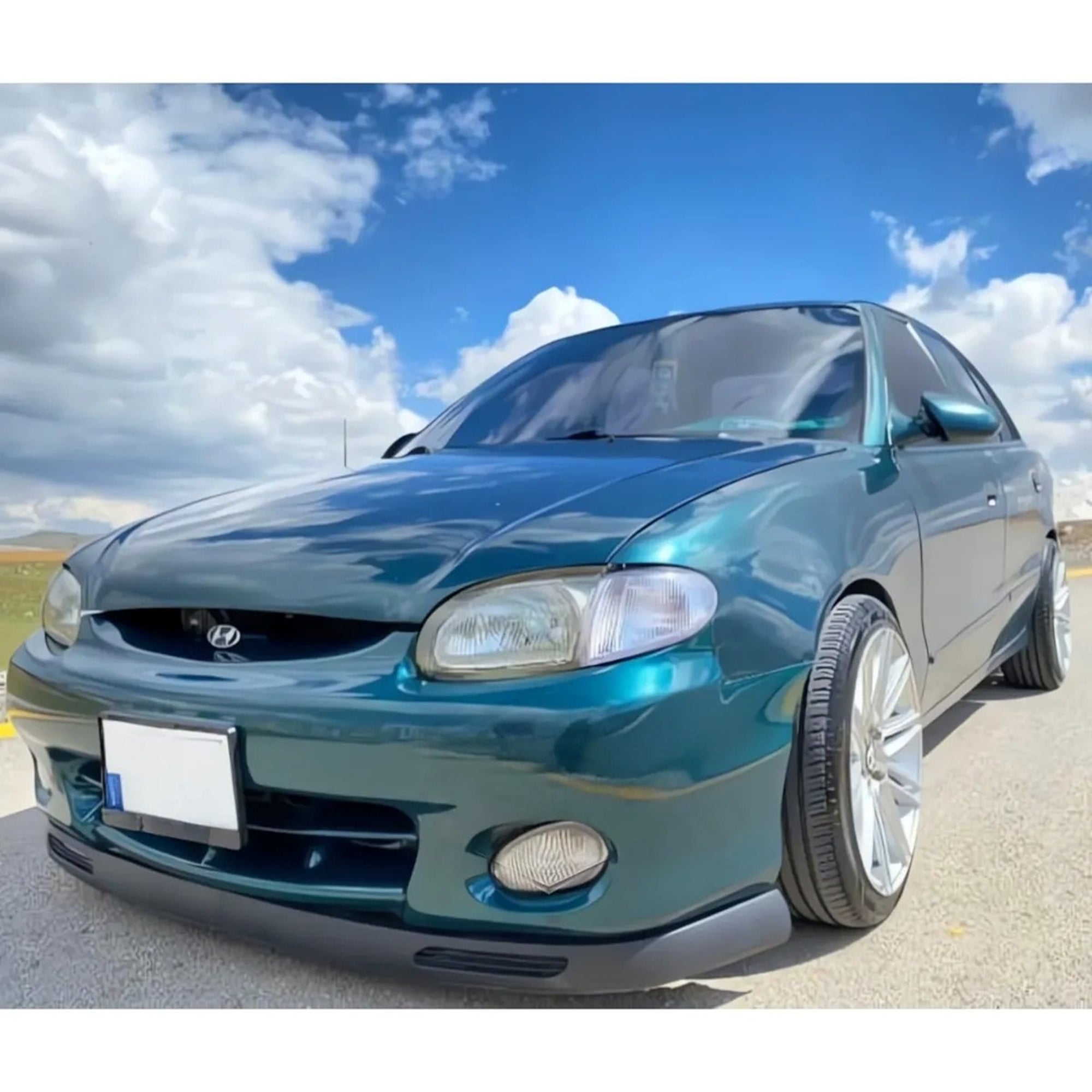 Universal L Model L-Type Front Bumper Lip Adjustable All Car