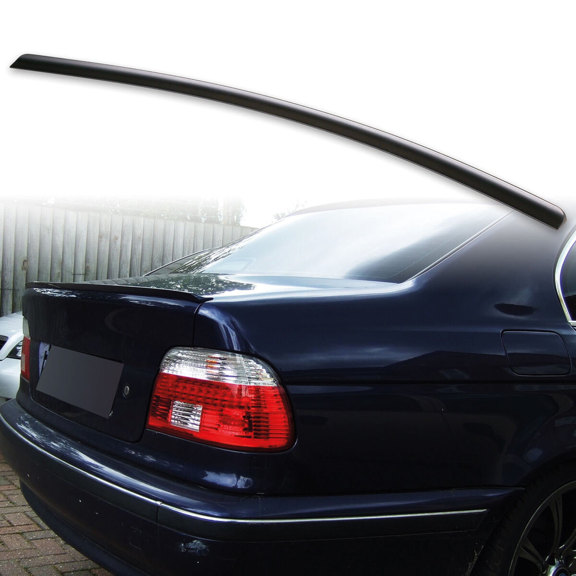 Rear Spoiler For BMW E39 5 Series 1997-2003 Piano Black ABS Plastic