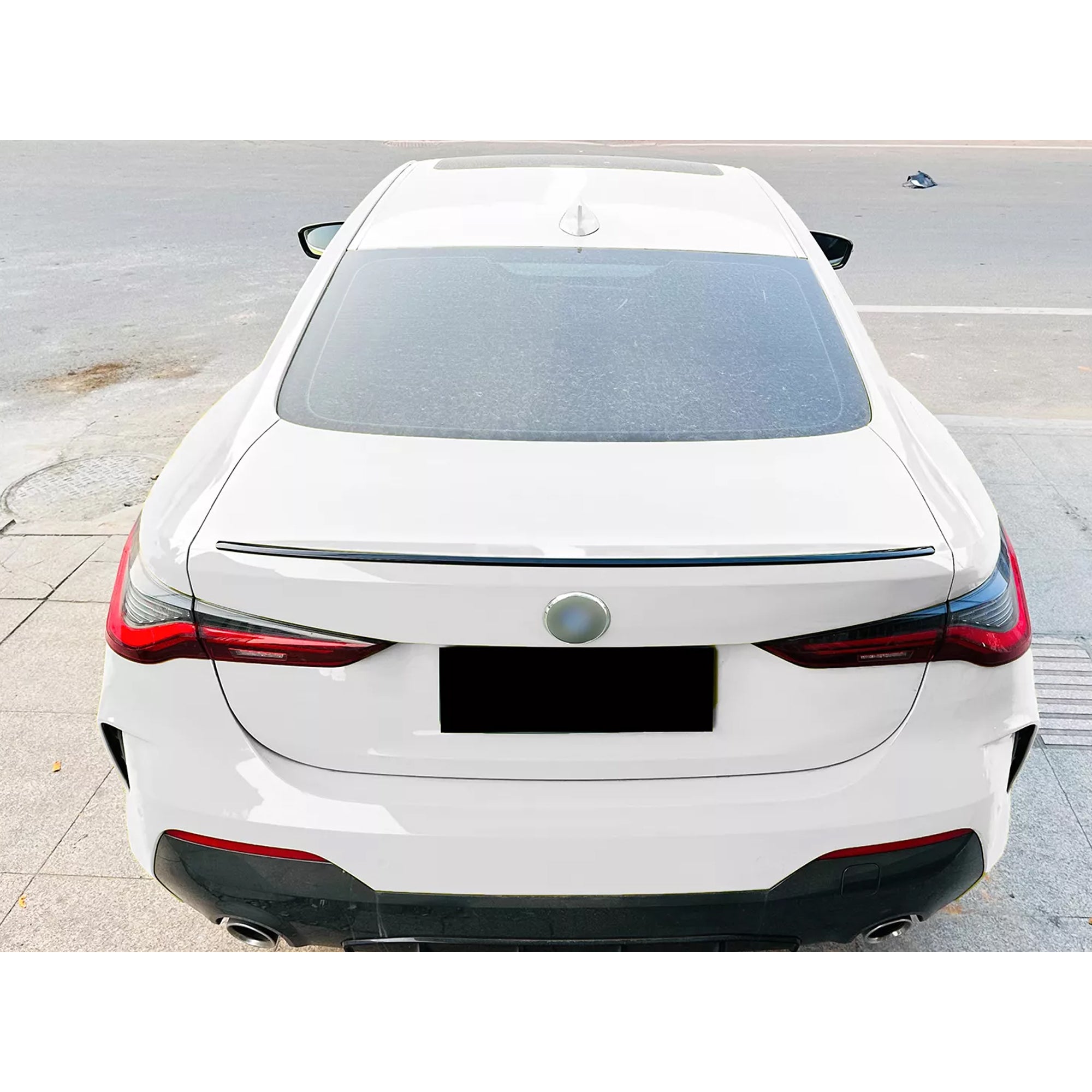 Rear Trunk Spoiler For BMW 4 Series G22 2020+ Spoiler Piano Black ABS Plastic