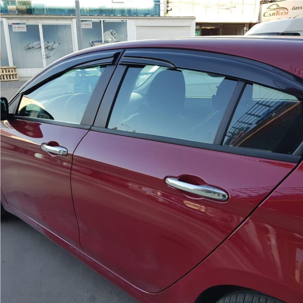 Window Visor for Fiat Egea Dodge Neon 4pcs Rain Guard Wind Deflector