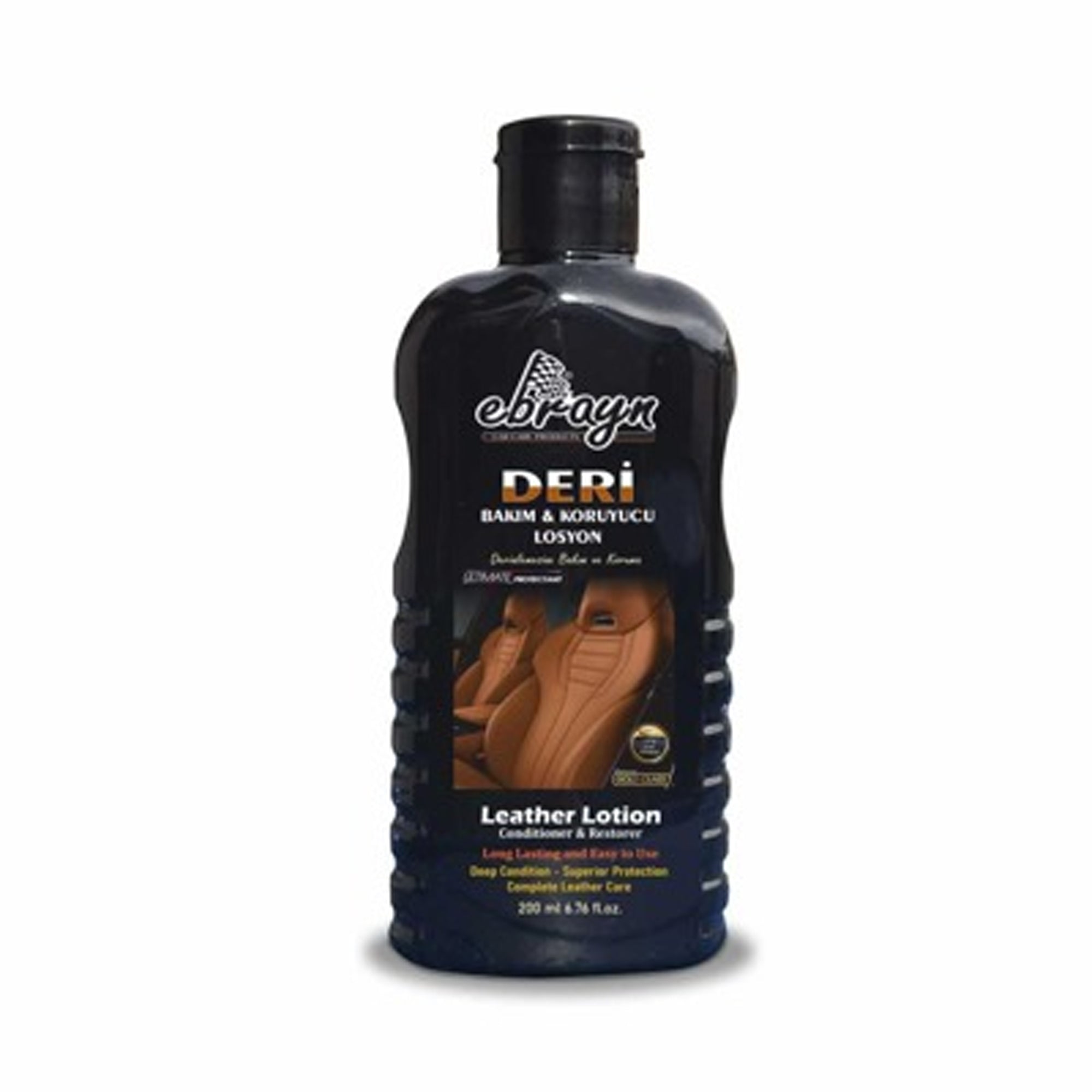 Leather Care & Protection Lotion 200 ML – Car Leather Conditioner, Shine Restorer & Interior Protectant