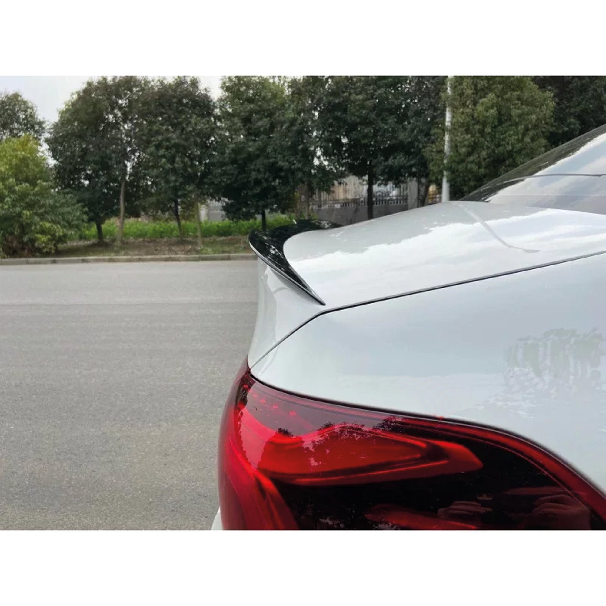 Rear Spoiler For Mercedese W118 CLA CLA45 C118 2019-2023 Piano Black ABS Plastic