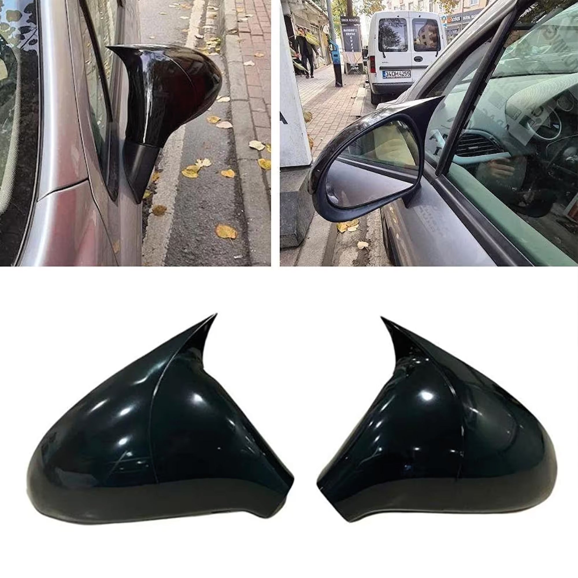 Mirror Cover for Peugeot 207 2006-2012 Batman Model