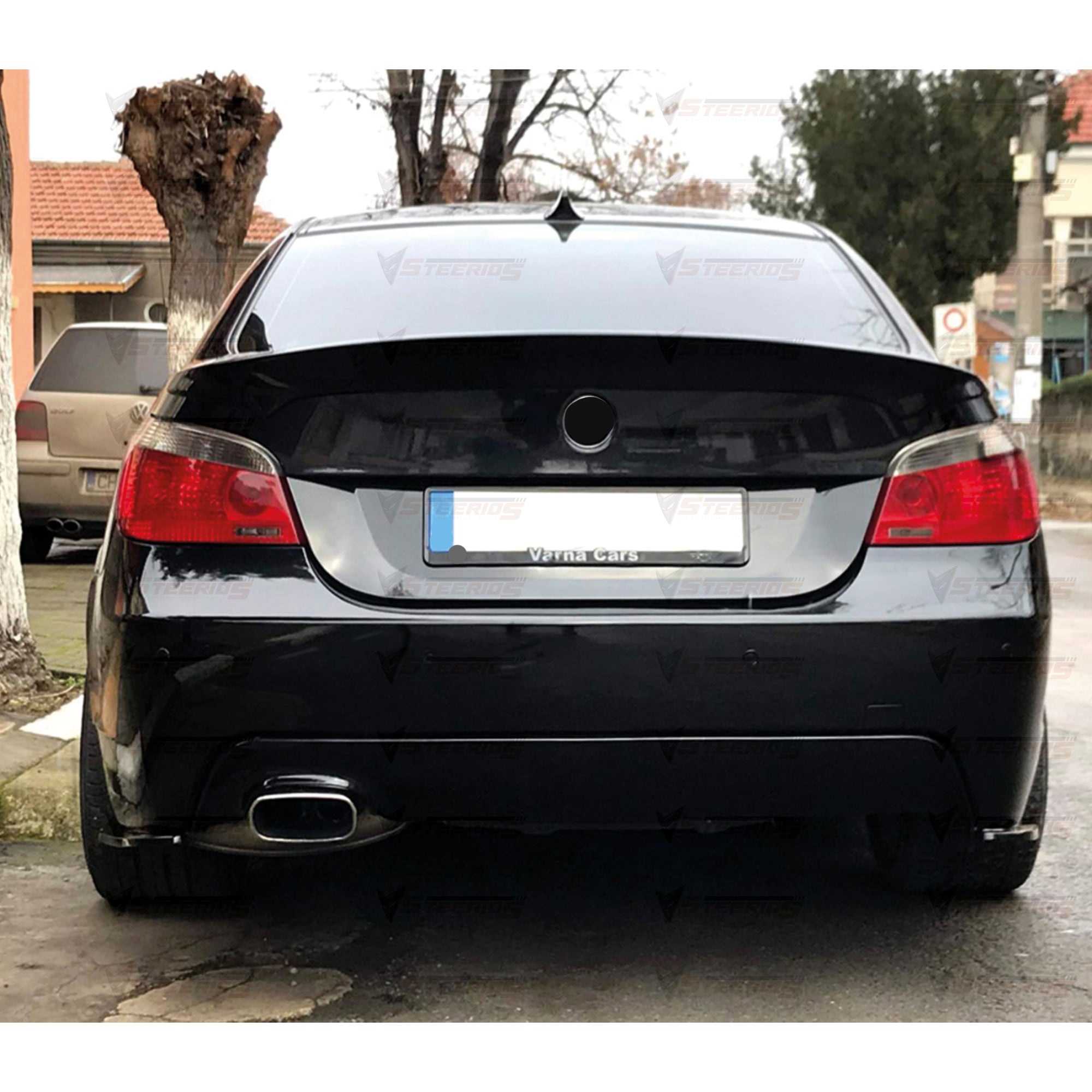 Rear Roof Spoiler For BMW 5 Series E60 2003-2010 CSL Style Piano Black ABS Plastic