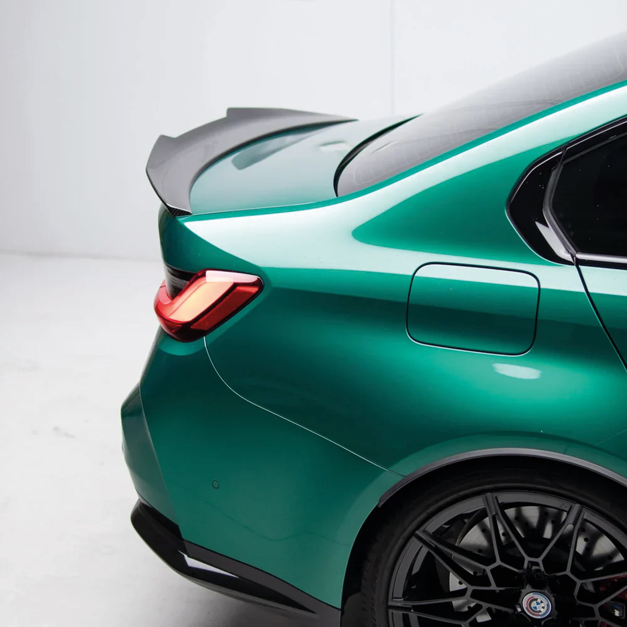Rear Spoiler For BMW 2019-2024 G20 330i G80 M3 PSM Style Piano Black ABS Plastic