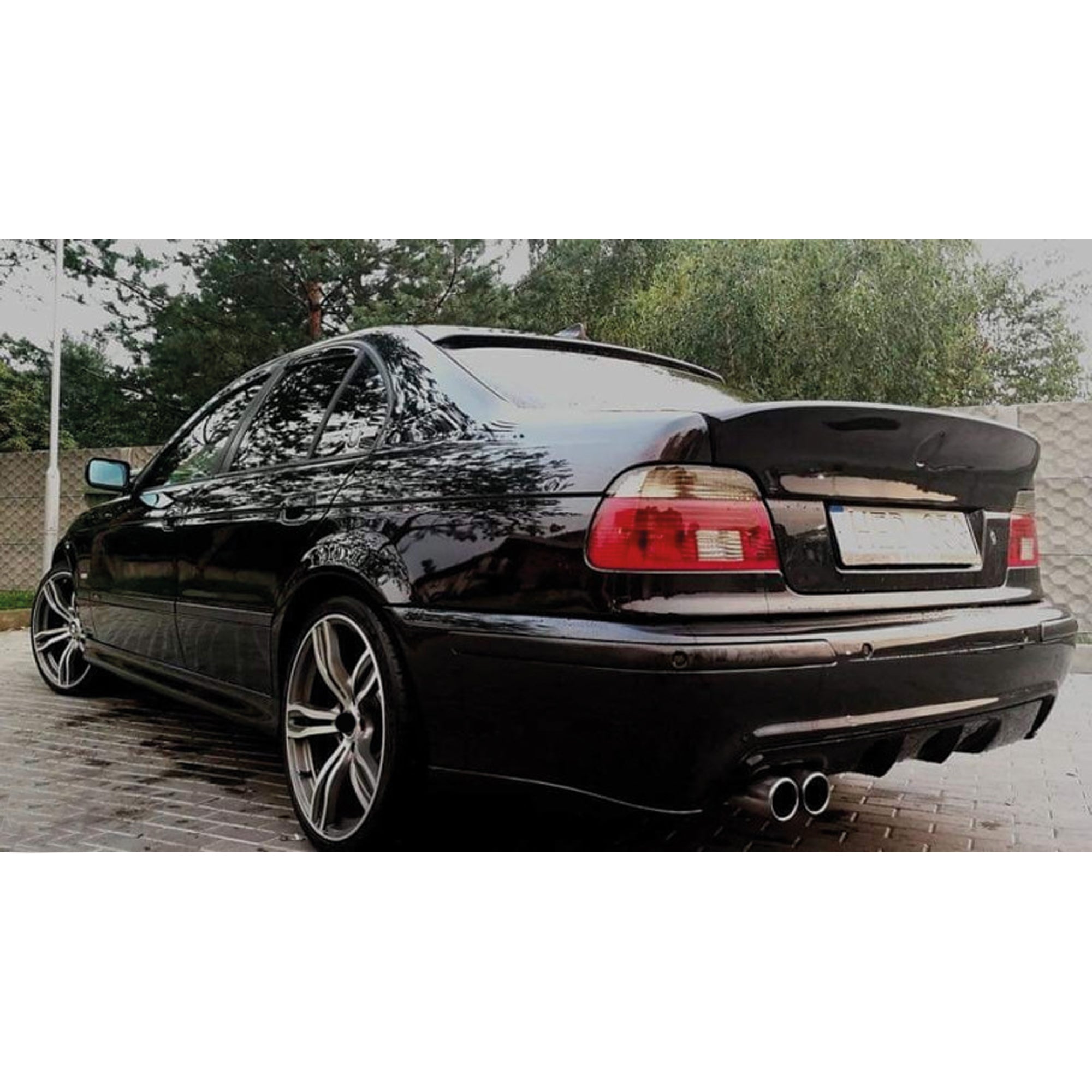 Rear Roof Spoiler For BMW E39 95-03 CSL Style Spoiler Piano Black ABS Plastic