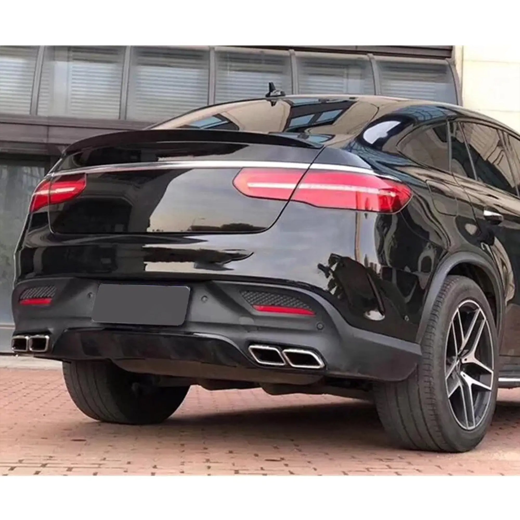 Rear Trunk Spoiler For Mercedes Benz GLE Class GLE Coupe C292 2015-2018 Spoiler Piano Black ABS Plastic