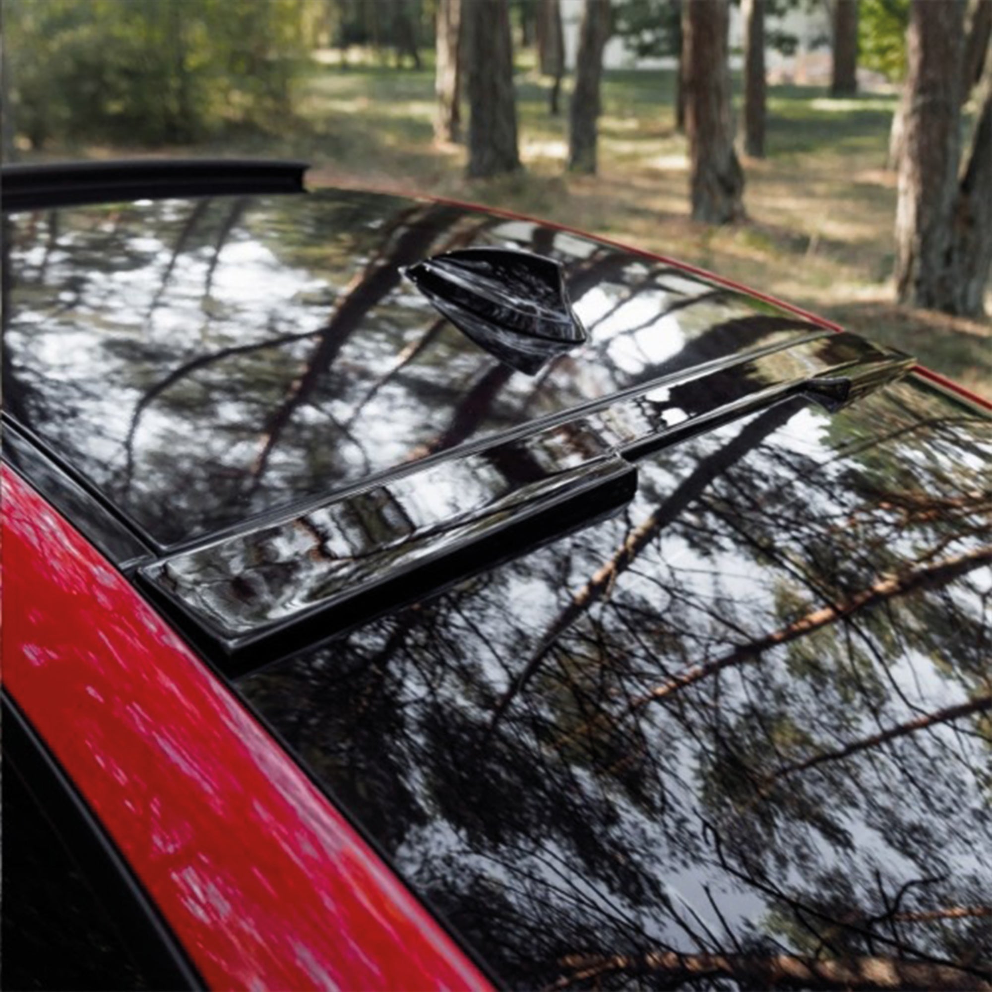 Roof Top Spoiler For BMW 4 Series F36 M4 Style 2014-2020 Gran Coupe Piano Black ABS Plastic
