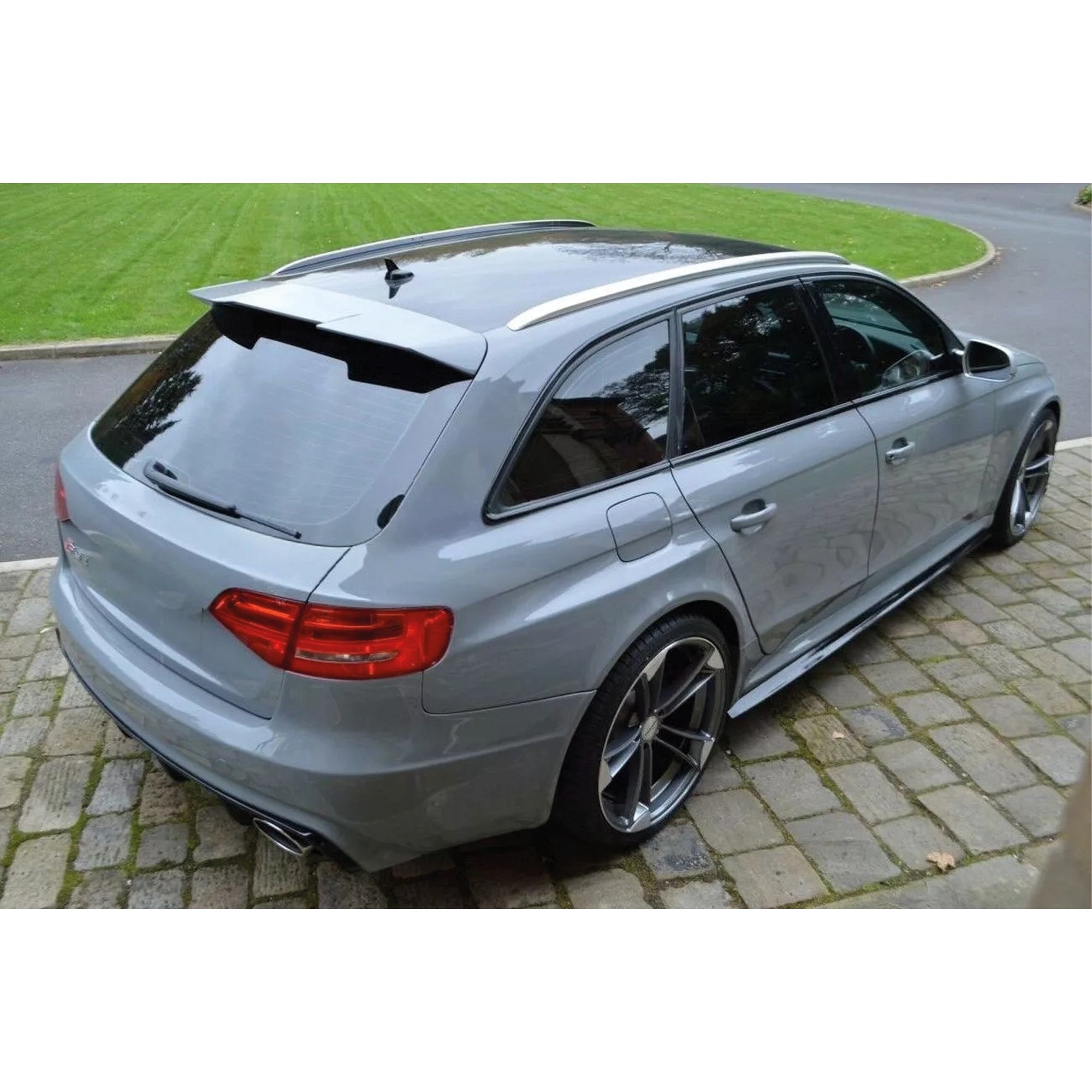 Rear Spoiler For Audi A4 RS4 Style 2012-2016 Primer Painted Fiberglass