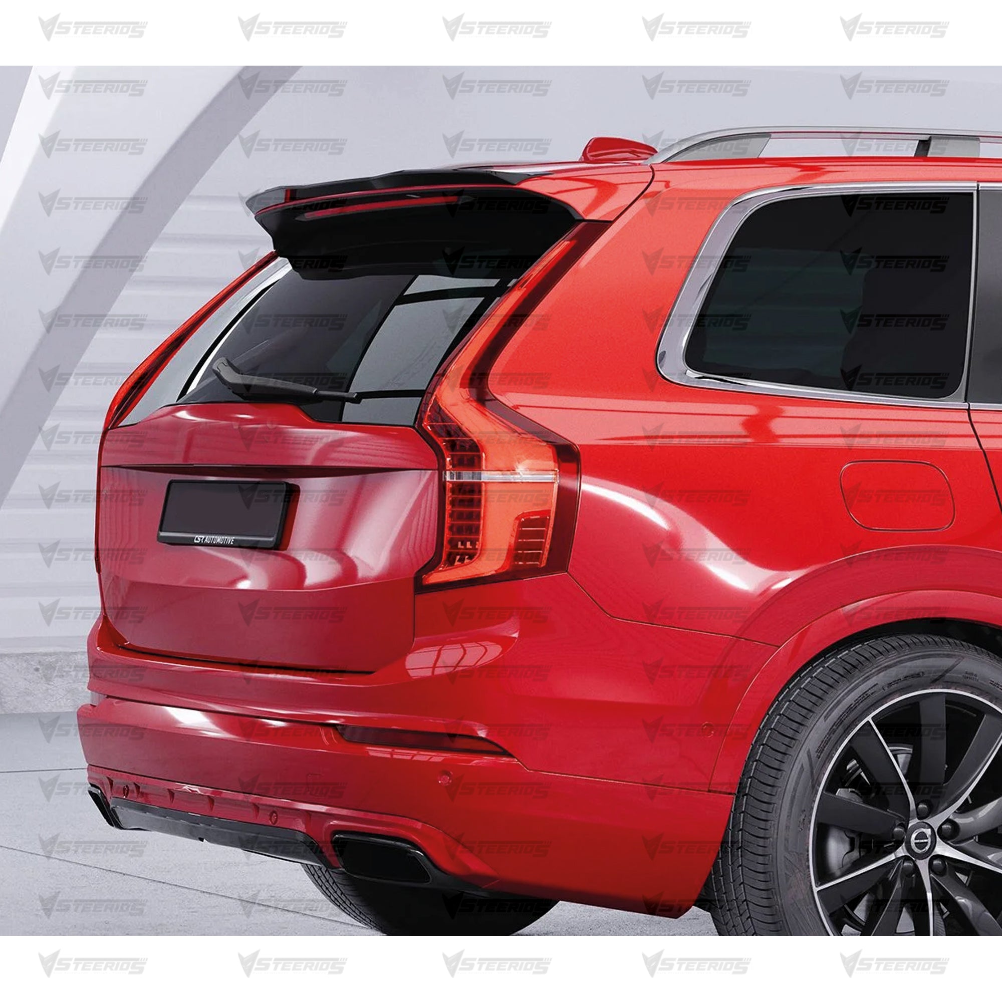 Rear Roof Spoiler For Volvo XC90 2015+ Spoiler Piano Black ABS Plastic