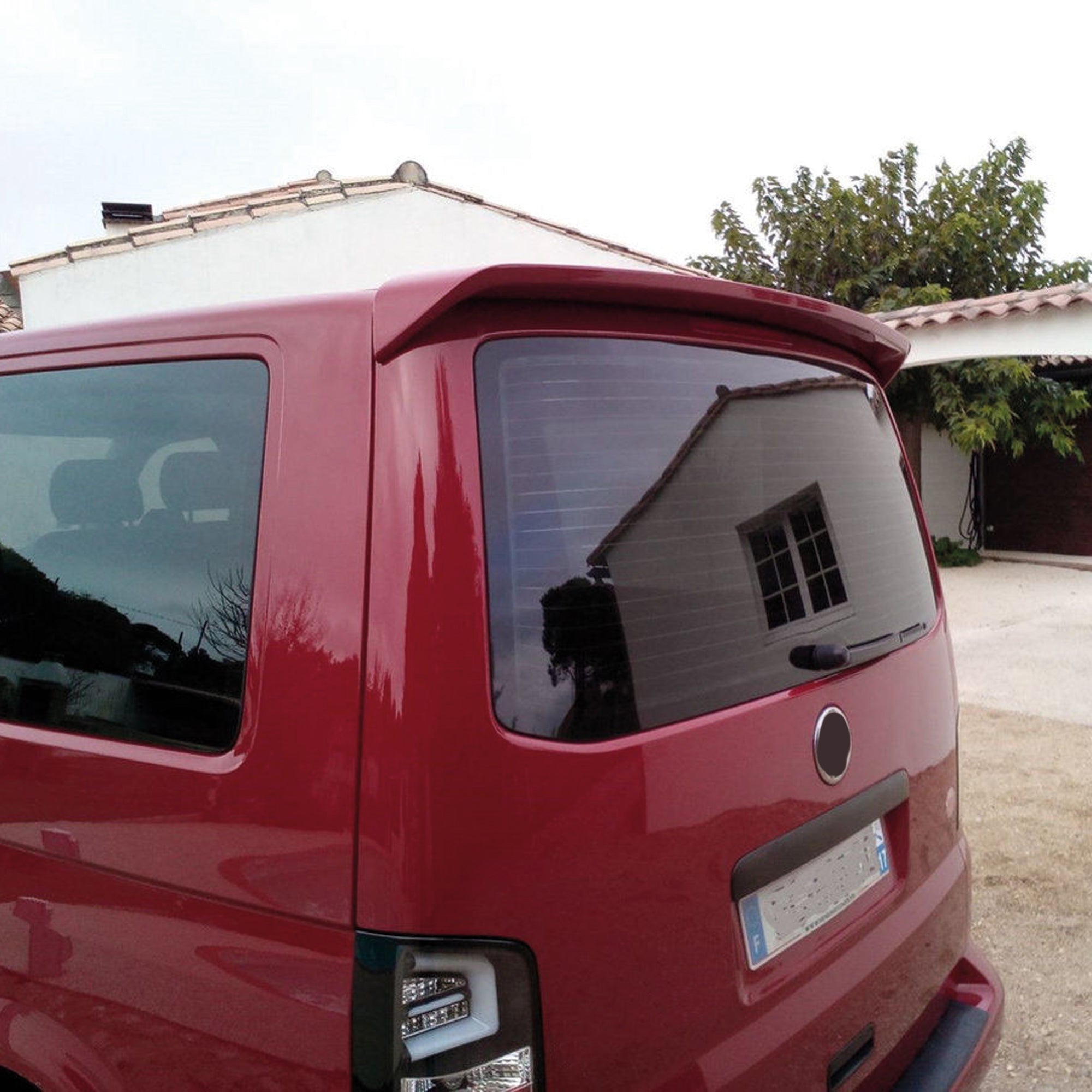Rear Roof Spoiler For VW Transporter T5-T6 2003-2019 1 DOOR Spoiler Piano Black ABS Plastic