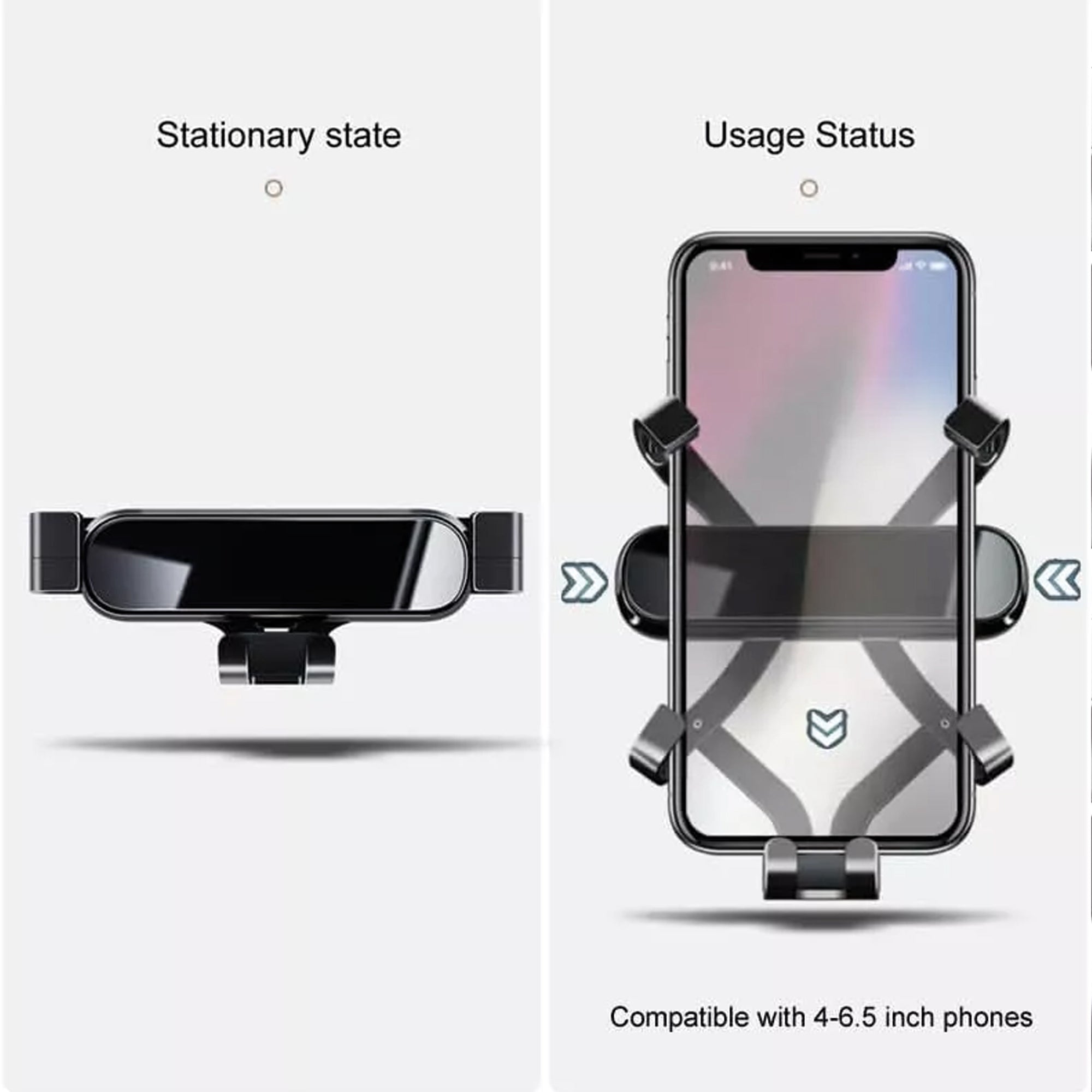Car Phone Holder Fits for Volvo S90 V90 2016-2023 Luxury Premium Phone Mount Interior Accessories Direct Fit