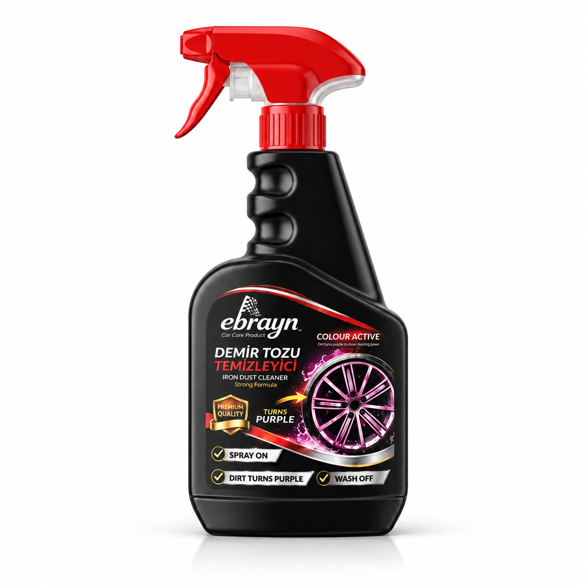 Iron Dust Remover 500 ML – Color Active Wheel & Body Cleaner, Brake Dust Tar and Fallout Remover Spray