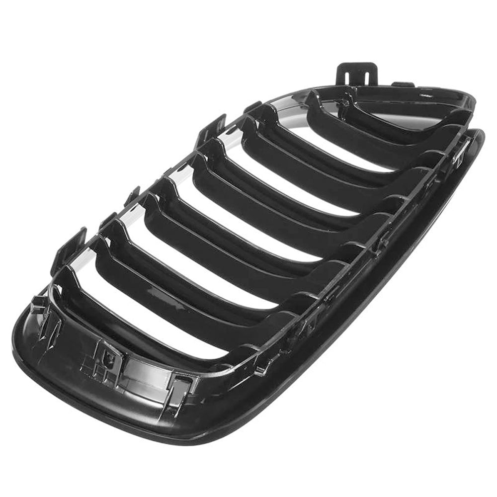 Front Bumper Kidney Racing Grille for BMW 3 Series E90 LCI 2009-2012 325i 320i 330i 335i Car Double Line Sport Grill Glossy Black Cover