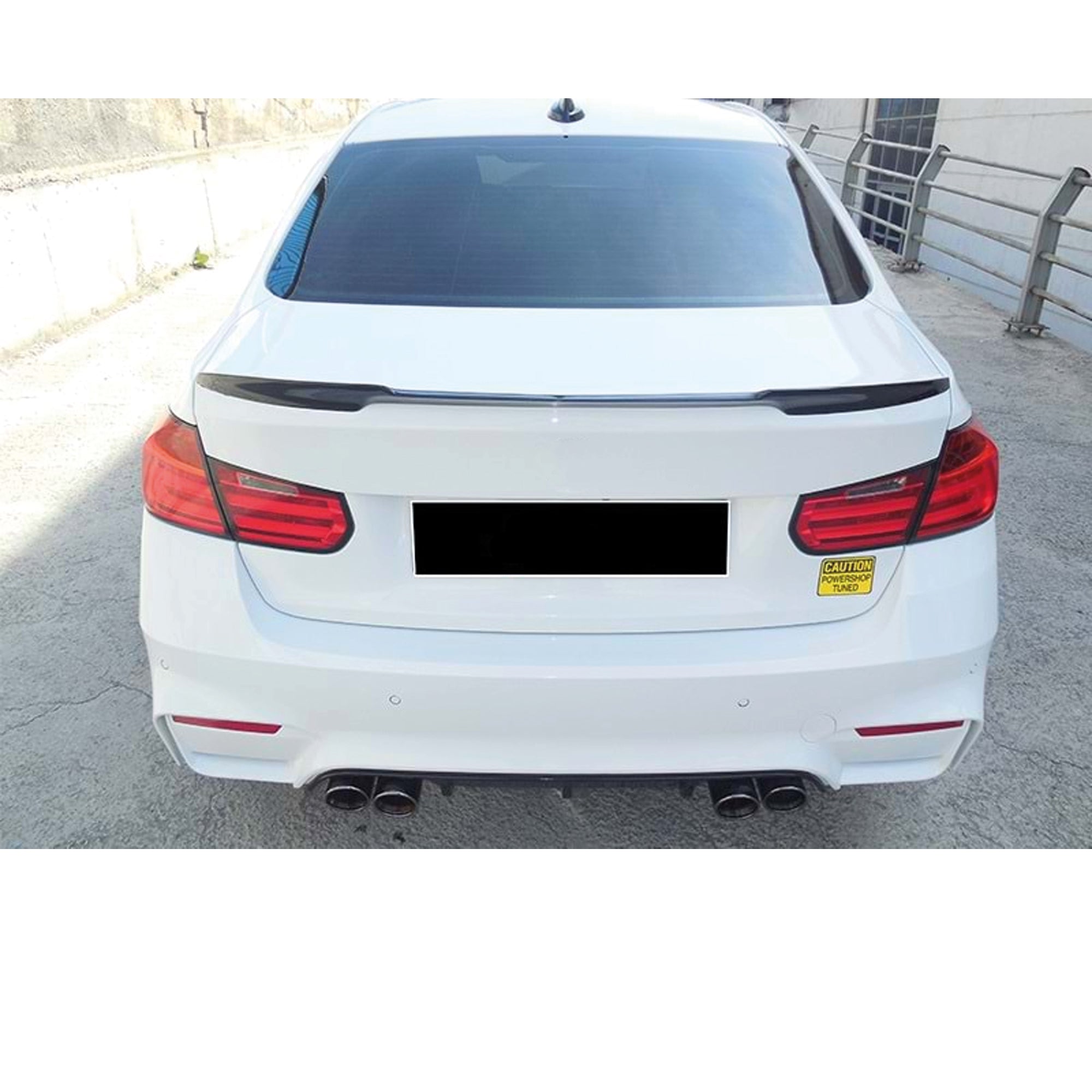 Rear Spoiler For BMW 3 Series F30 F30 Lci M4 Type 2012 2018 Piano Black ABS Plastic