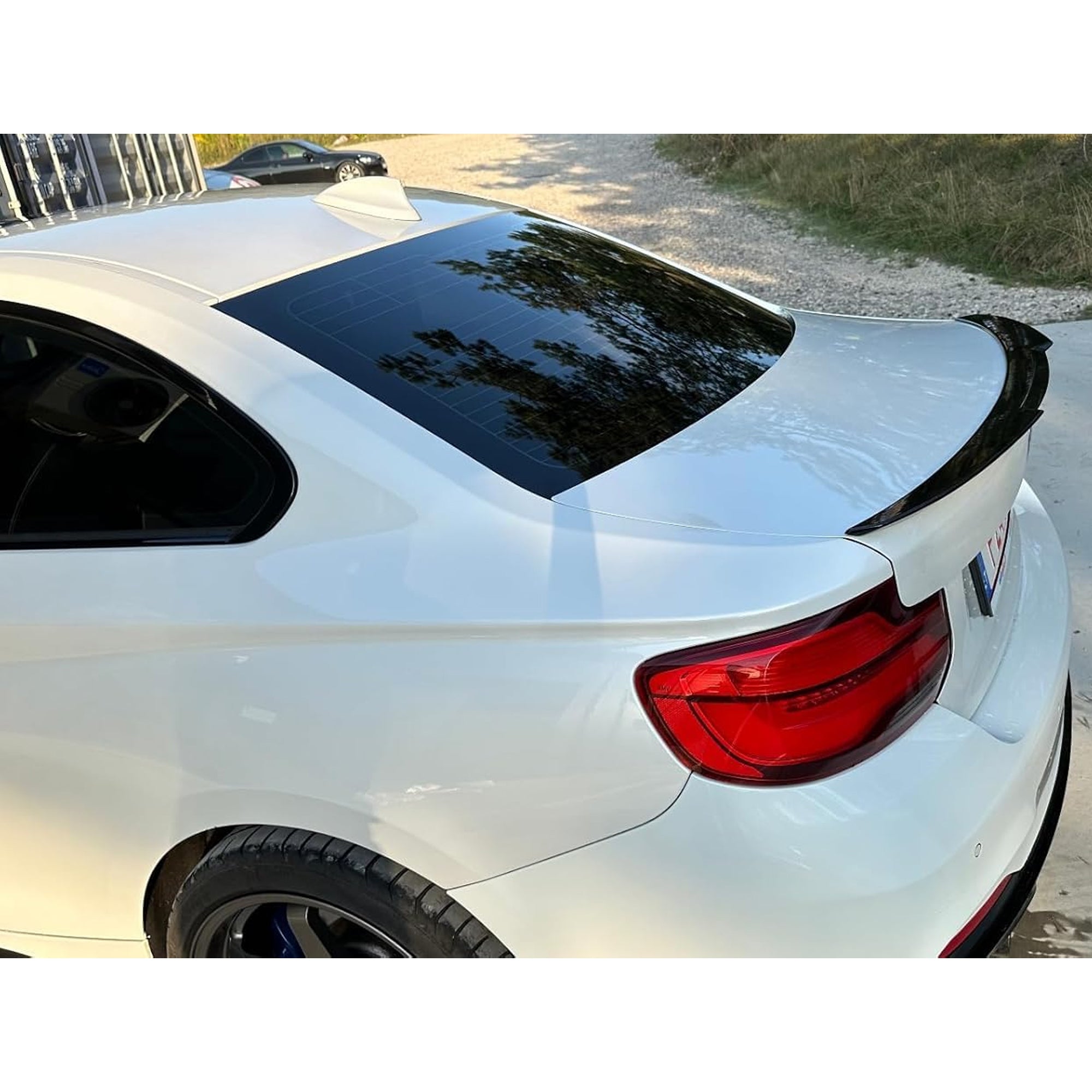Rear Trunk Spoiler For BMW 2 Series F22 F87 2014-2019 M4 Style Spoiler Piano Black ABS Plastic