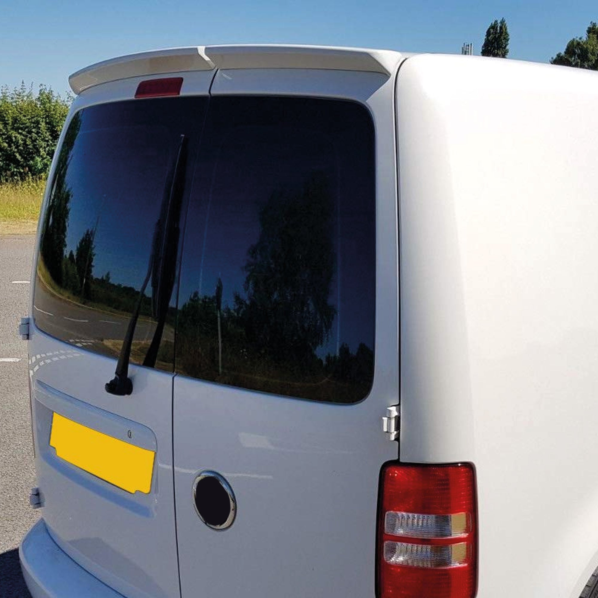 Rear Roof Spoiler For VW Caddy MK3 03-15 2 DOOR Spoiler Piano Black ABS Plastic