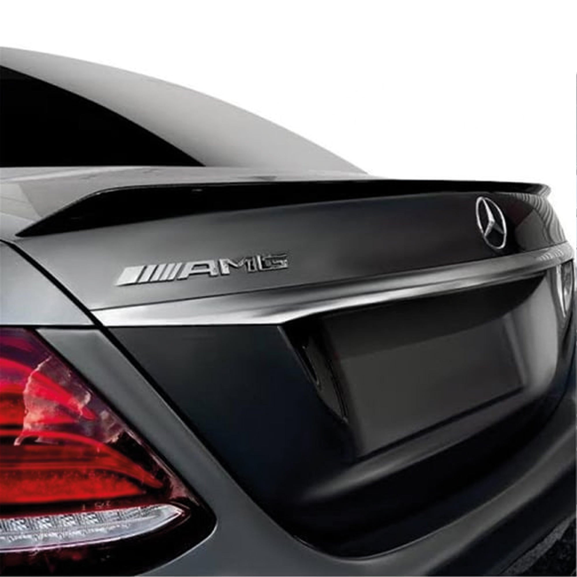 Rear Spoiler For Mercedes E Series W213 E63s 2016-2019 Piano Black ABS Plastic