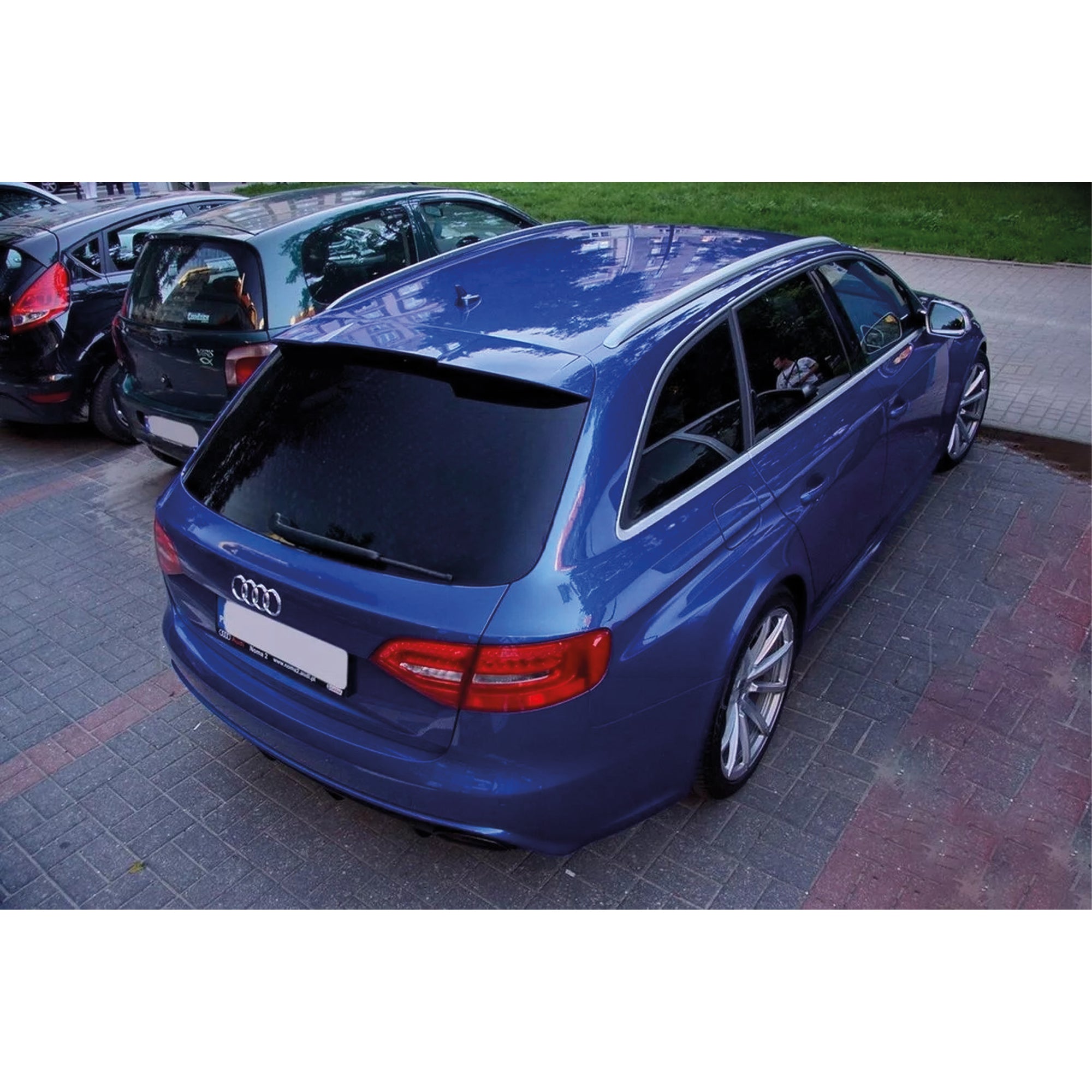 Rear Spoiler For Audi A4 RS4 Style 2012-2016 Primer Painted Fiberglass